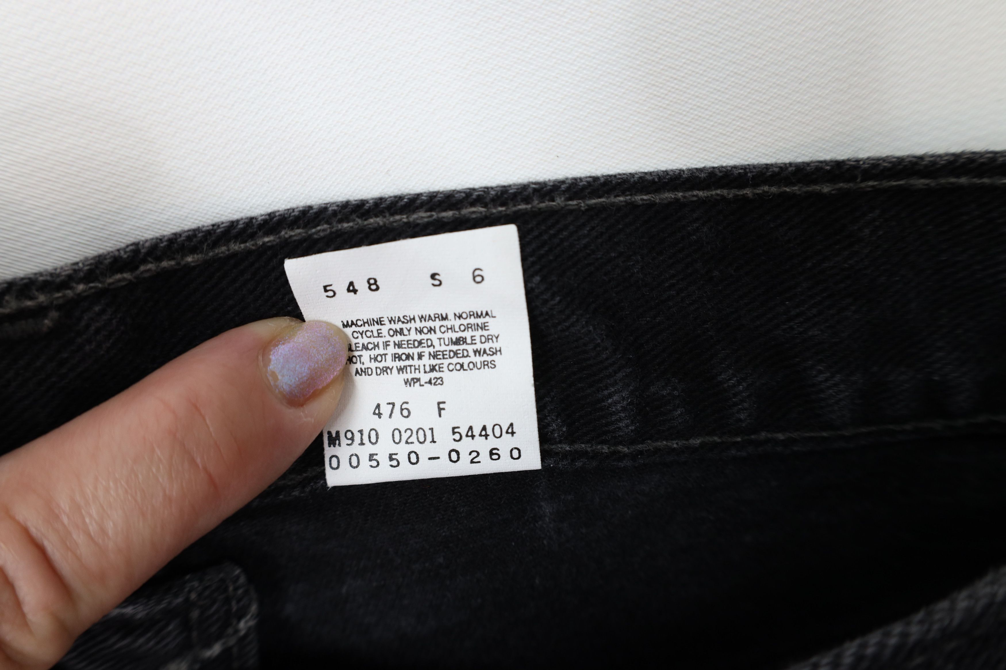 Levi's Vintage Y2K 2001 Levis 550 Fit Tapered Leg Jeans Black Size US 30 / EU 46 - 8 Thumbnail