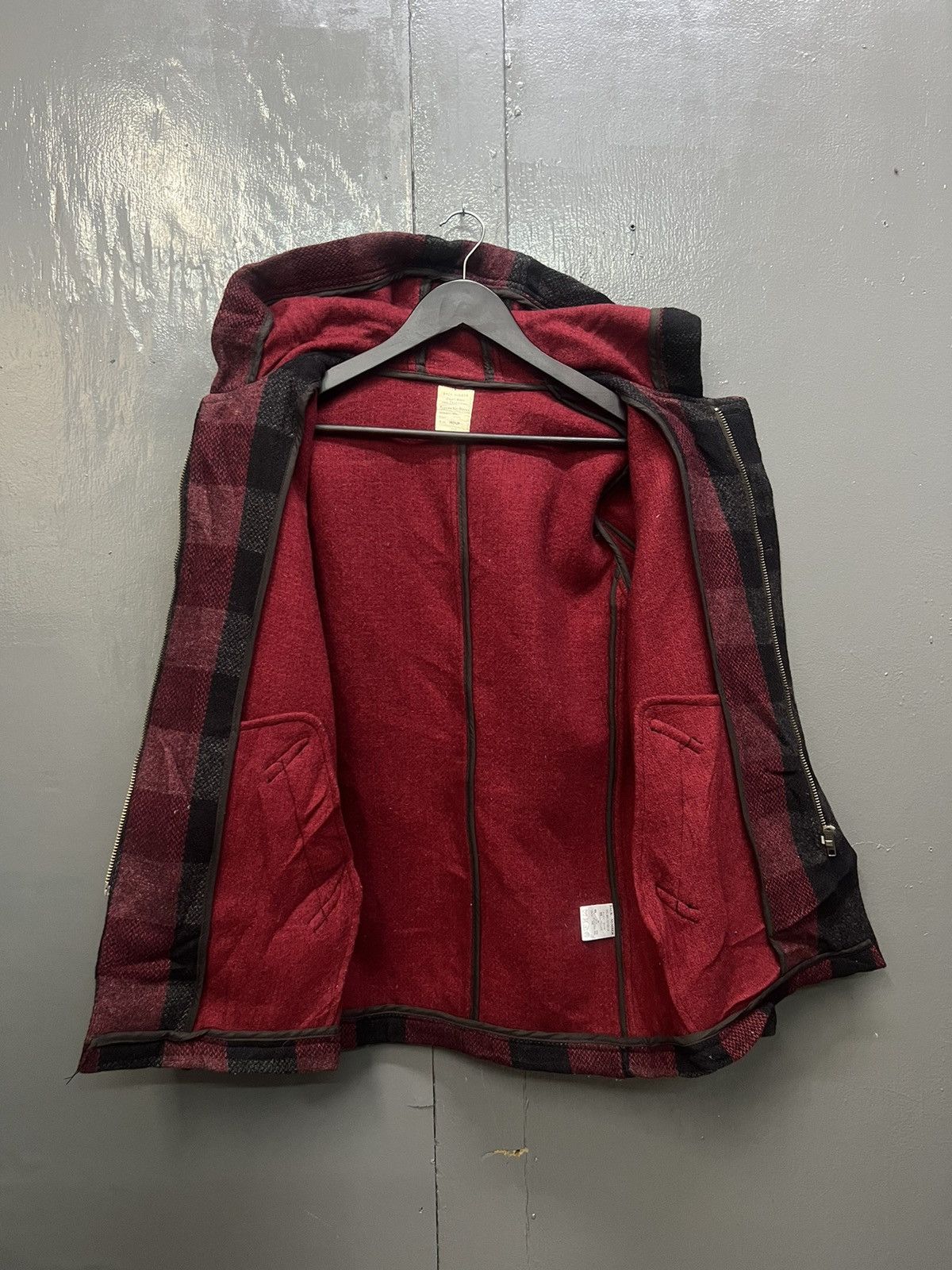 Japanese Brand Back Number Wool Plaid Jacket Size M / US 6-8 / IT 42-44 - 5 Thumbnail