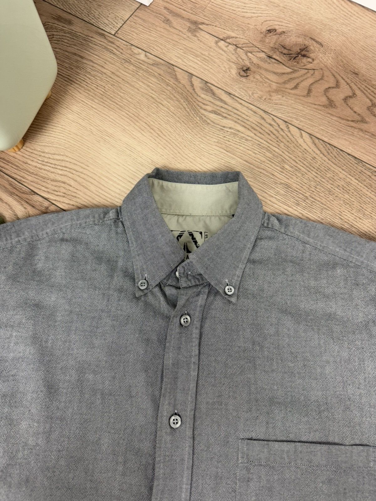 Ermenegildo Zegna Ermenegildo Zegna Shirt Mens M Gray Button UpCasual Size US M / EU 48-50 / 2 - 6 Thumbnail