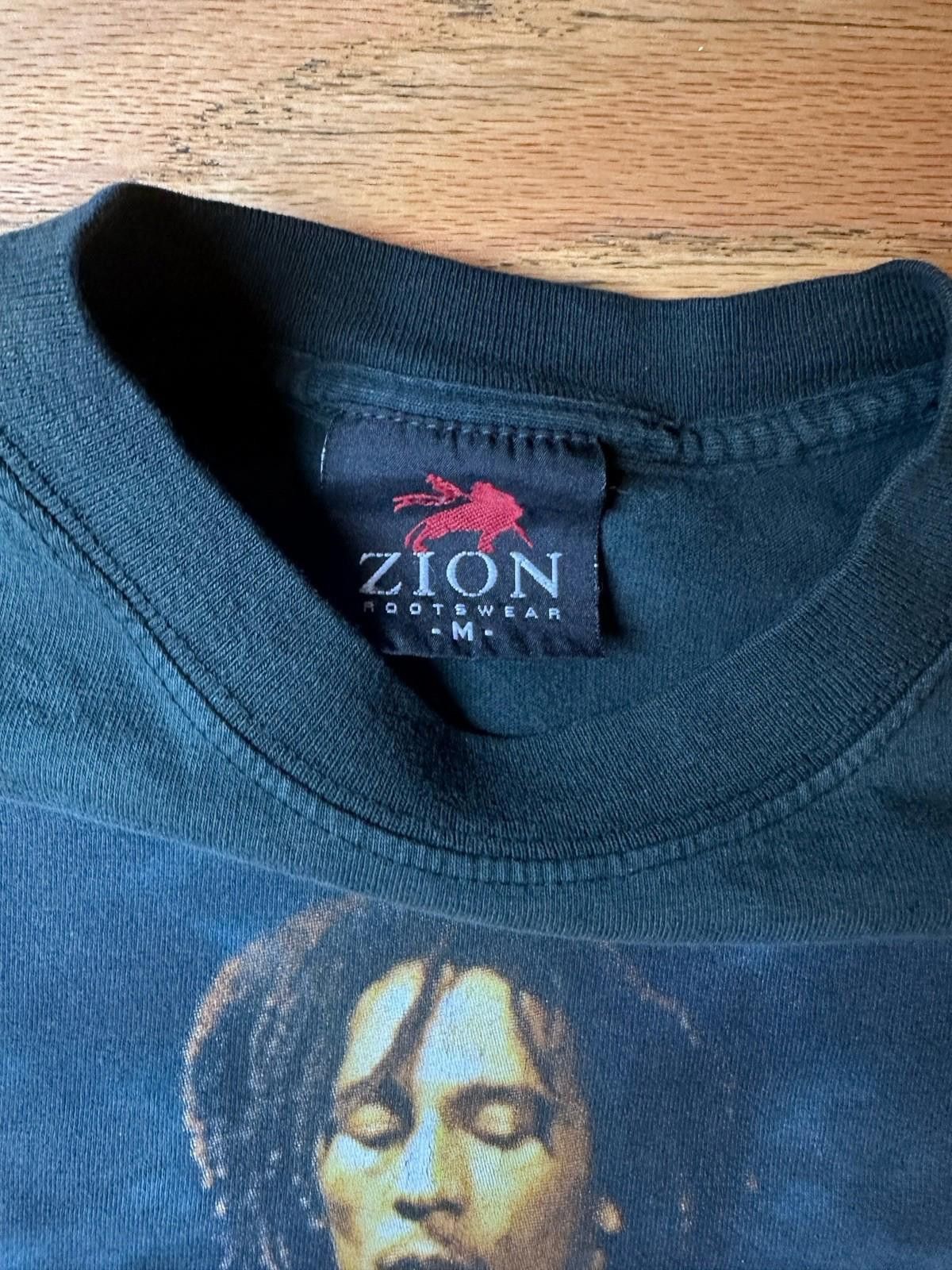 Zion Rootswear Vintage Bob Marley 2003 Reggae Tie-Dye Zion T-Shirt Adult M Size US M / EU 48-50 / 2 - 3 Thumbnail