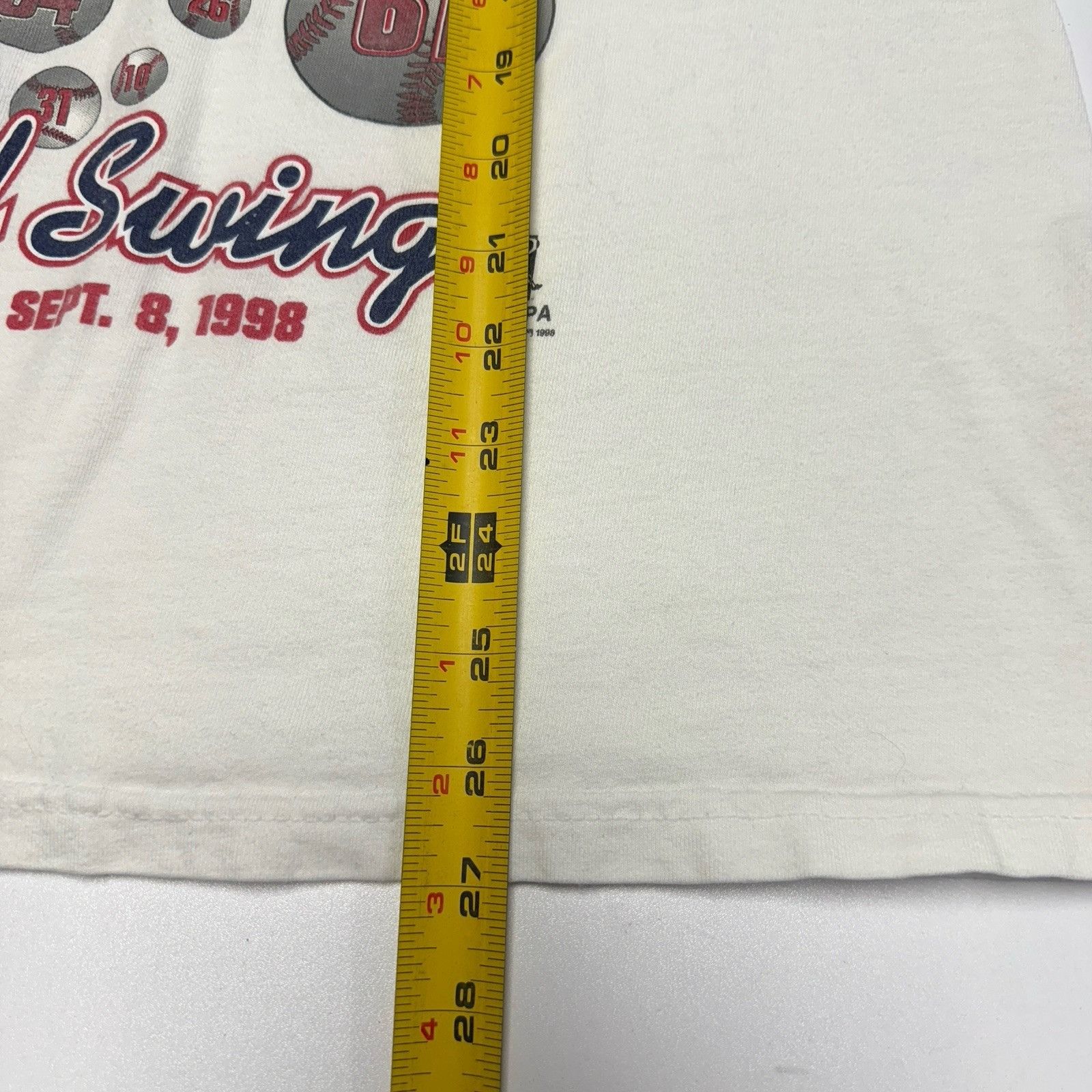 Starter Vintage 90s Mark McGwire Starter T Shirt Mens Large 21x27 Size US L / EU 52-54 / 3 - 13 Thumbnail