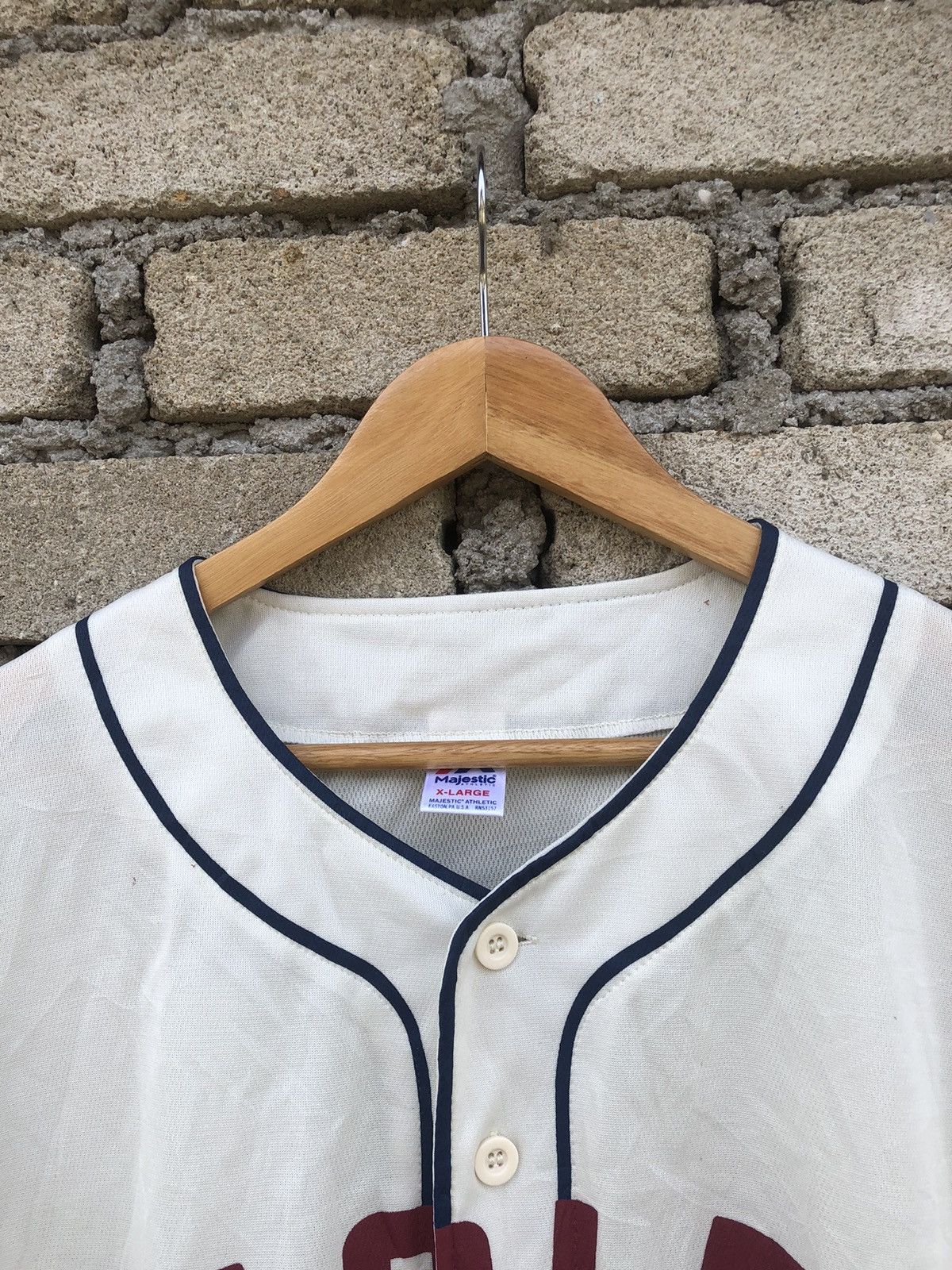 Majestic Vintage Majestic Eagles Baseball Jersey Size US XL / EU 56 / 4 - 3 Thumbnail