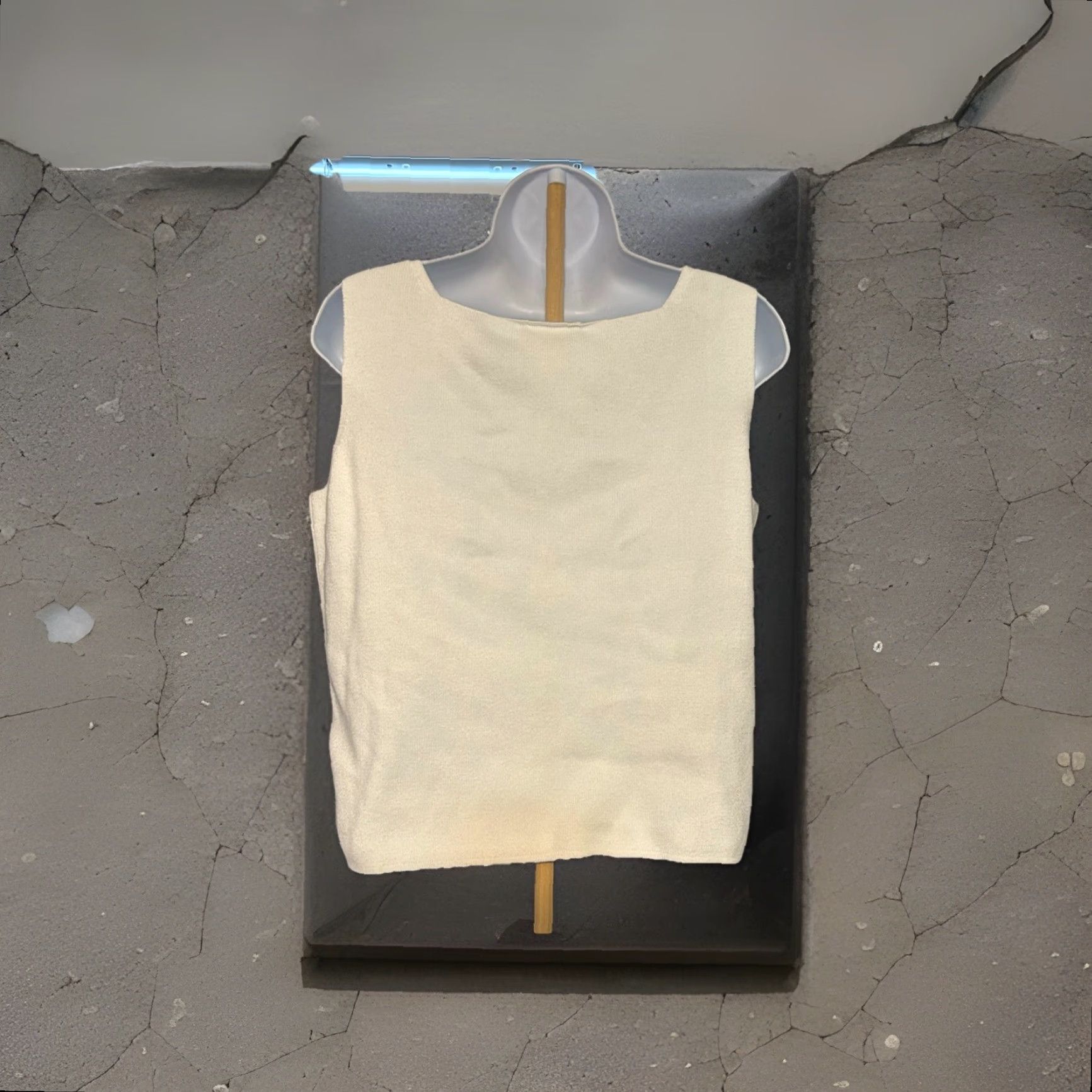 Vintage VINTAGE Designers Originals Sleeveless Top Women PM White 90s Cotton Knit Sleeveless Regular Size Short description: N/A Size M / US 6-8 / IT 42-44 - 5 Thumbnail