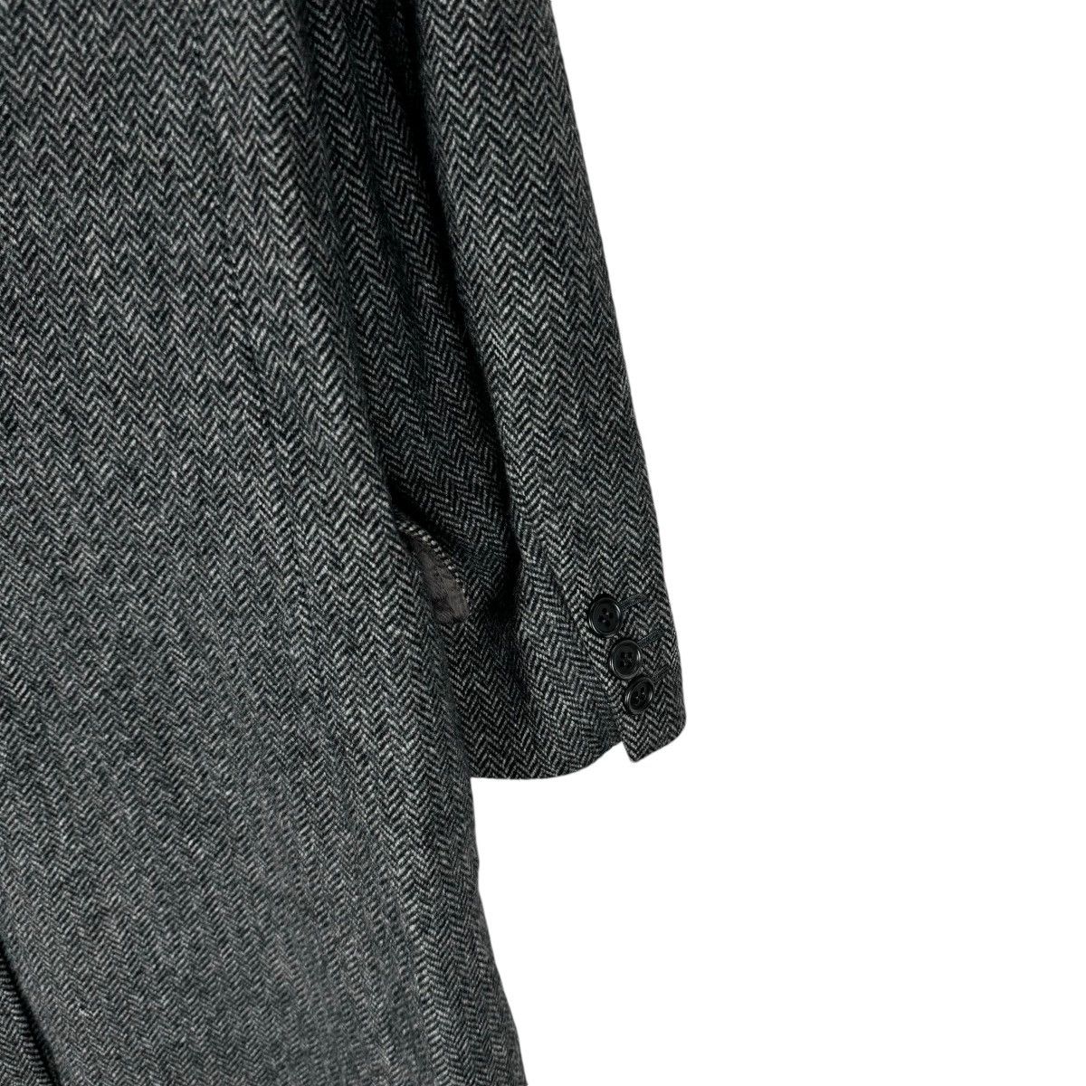 Burberry 🔥BURBERRY HERRINGBONE WOOL OVERCOAT LONG JACKET Size US S / EU 44-46 / 1 - 5 Thumbnail