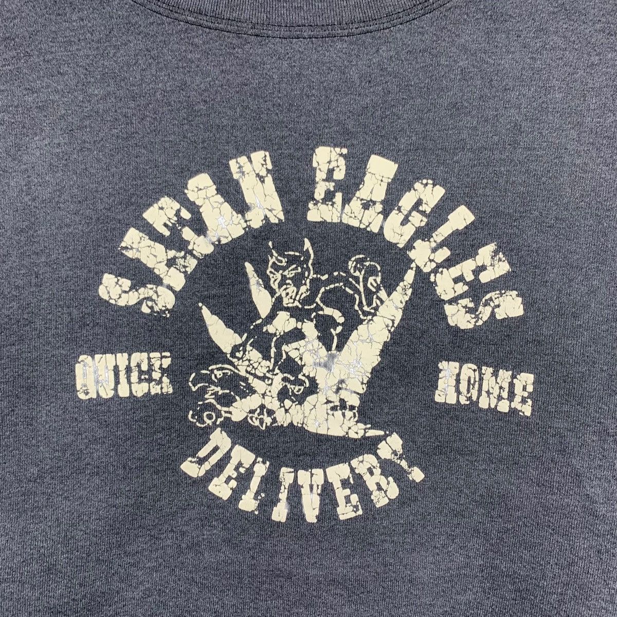 Edwin Vintage 90s EDWIN SPORTS Satan Eagles Delivery Sweatshirt Size US L / EU 52-54 / 3 - 3 Thumbnail