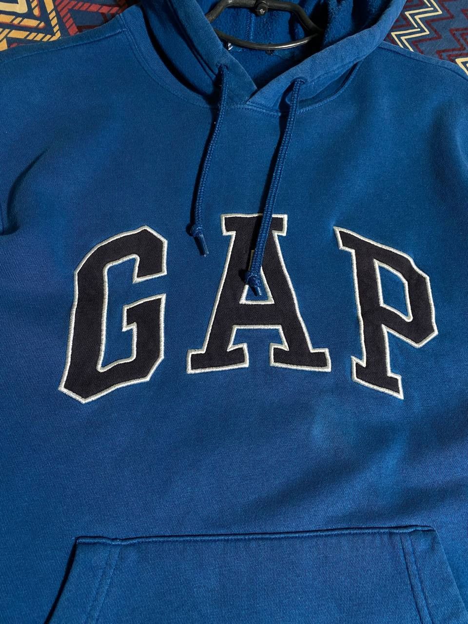 Gap × Vintage 🧿 Vintage Gap Fleece Big Logo Hoodie Y2K Size US XL / EU 56 / 4 - 14 Thumbnail