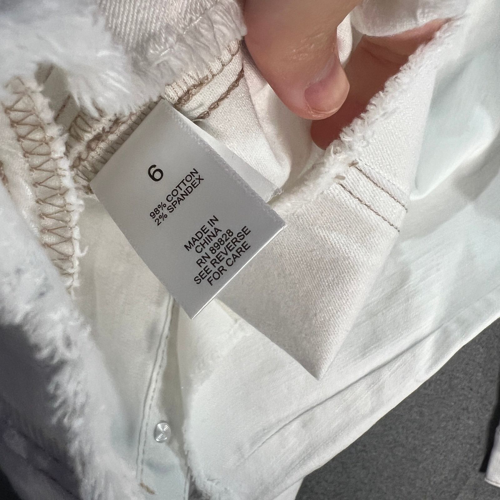 Other LOGO by Lori Goldstein Jeans Jacket Size 6 White Size M / US 6-8 / IT 42-44 - 9 Thumbnail