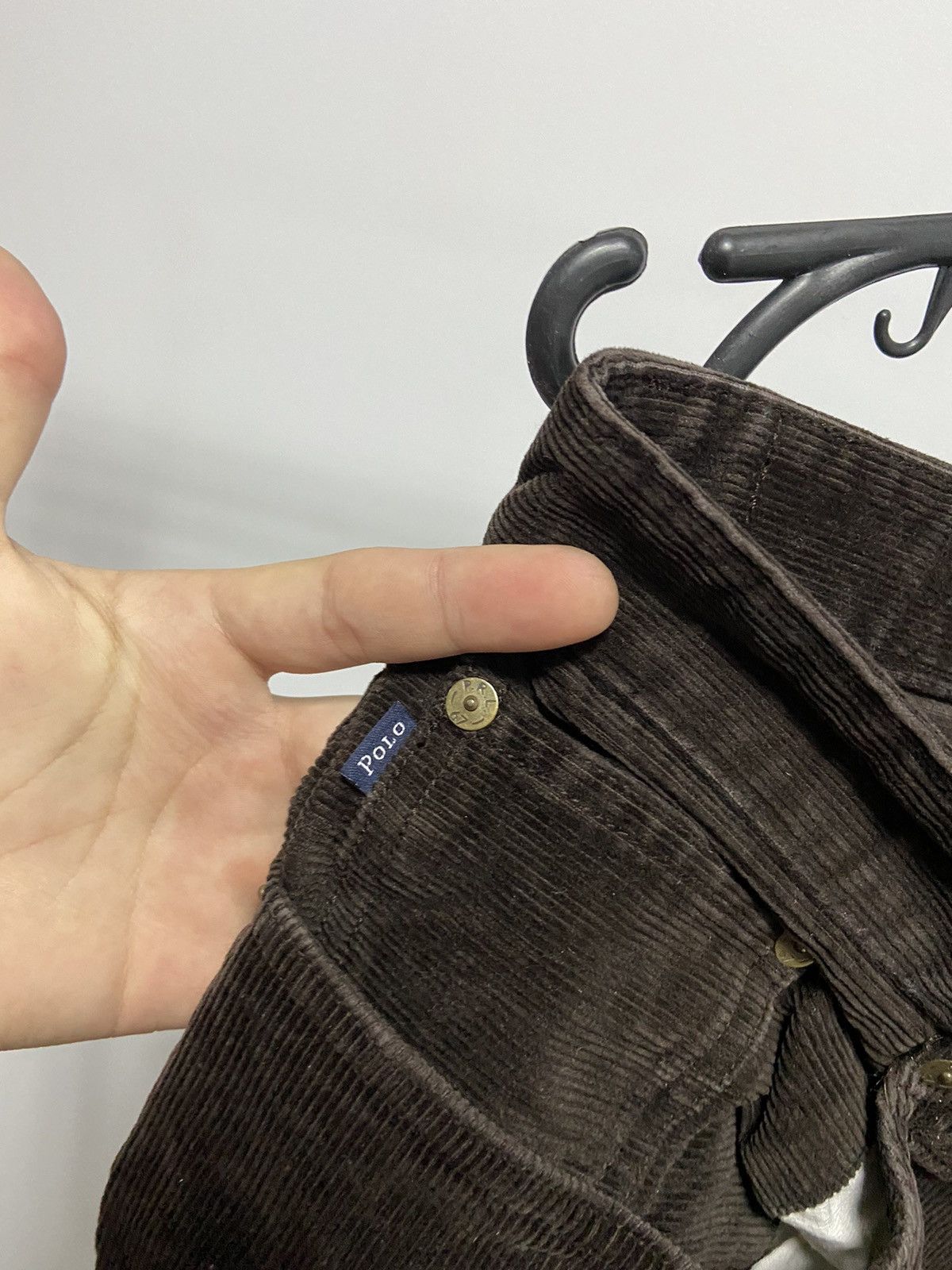 Polo Ralph Lauren × Vintage Polo Ralph Lauren corduroy pants pocket small Logo Size US 34 / EU 50 - 9 Thumbnail