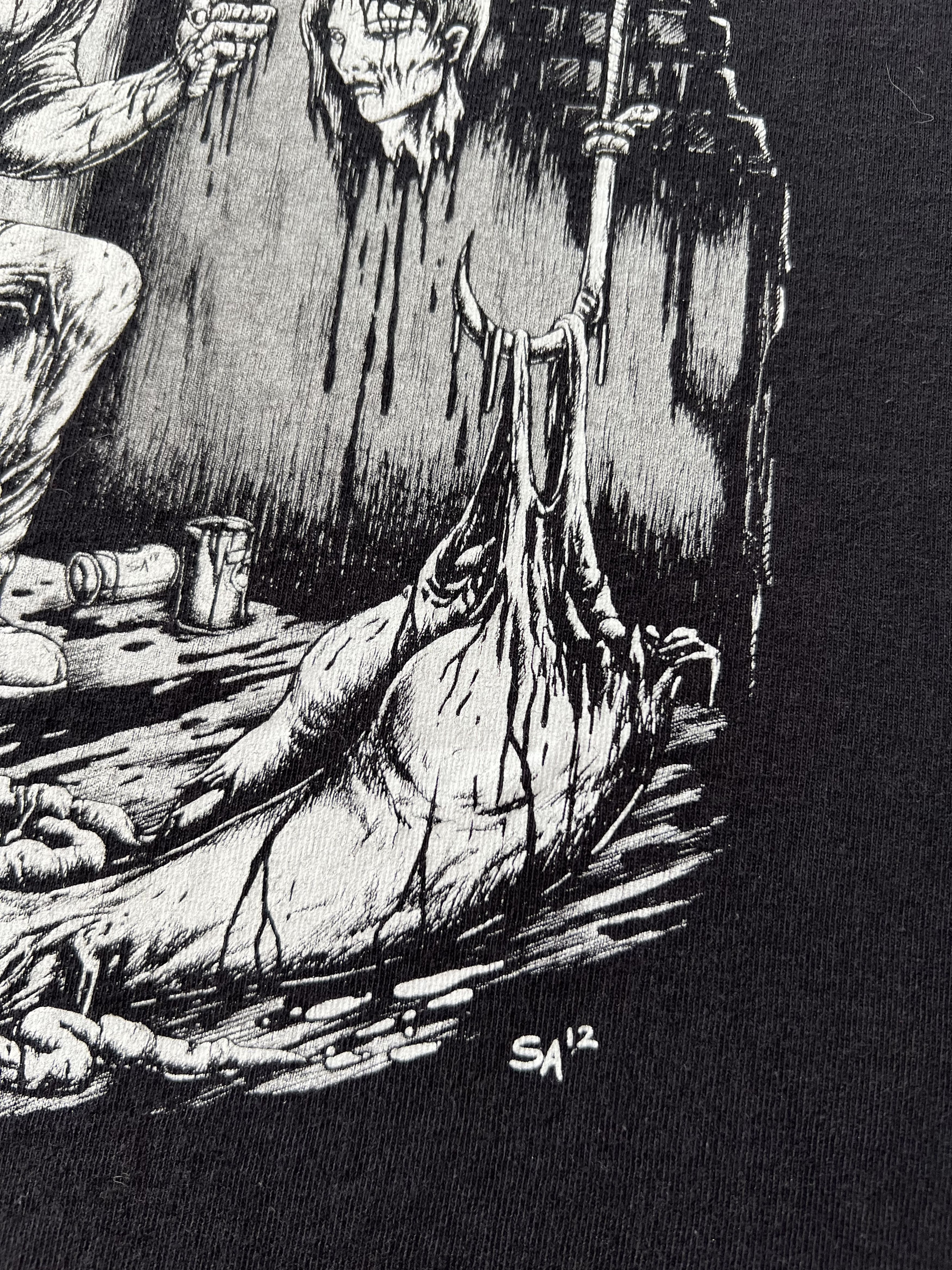 Band Tees Vintage 2000s Clit Commander Brutal Death Metal Band T-shirt Size US M / EU 48-50 / 2 - 5 Thumbnail