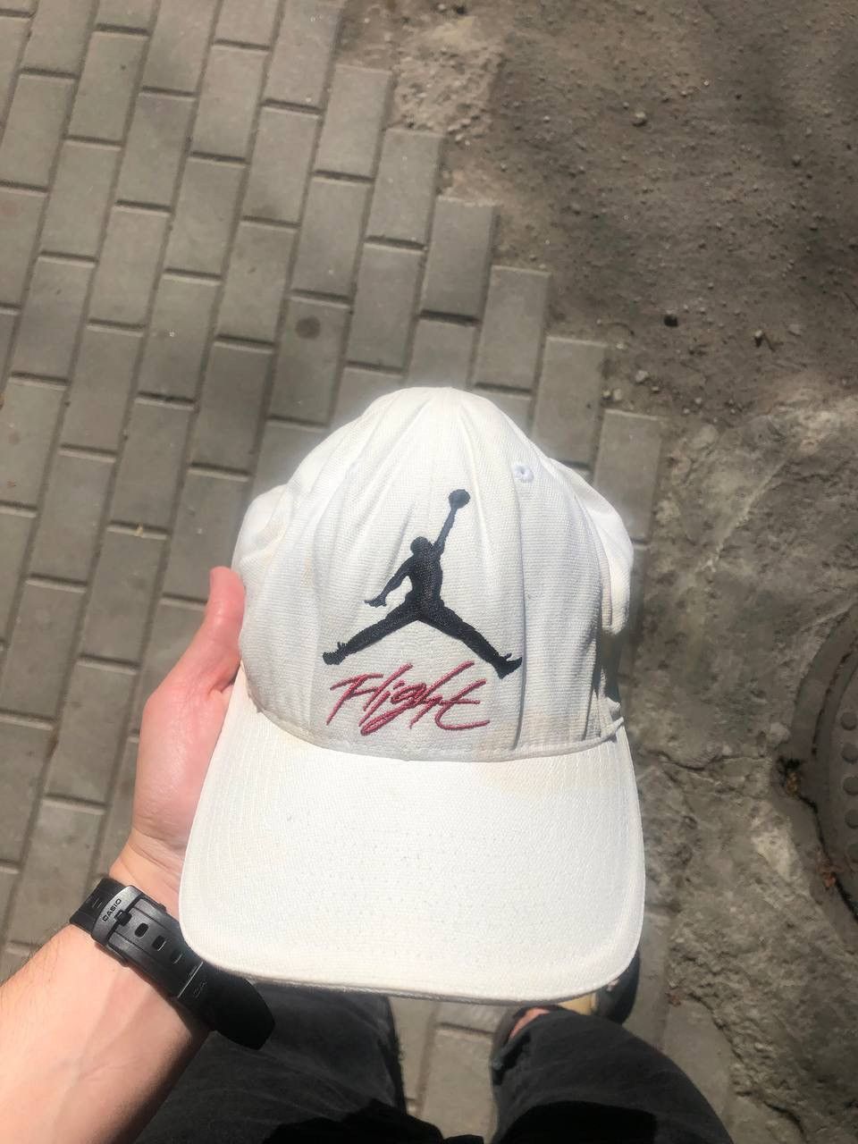 Jordan Brand × Vintage VERY RARE AIR JORDAN FLIGHT CAP JAPAN STYLE Y2K DRILL 90s Size ONE SIZE - 3 Thumbnail