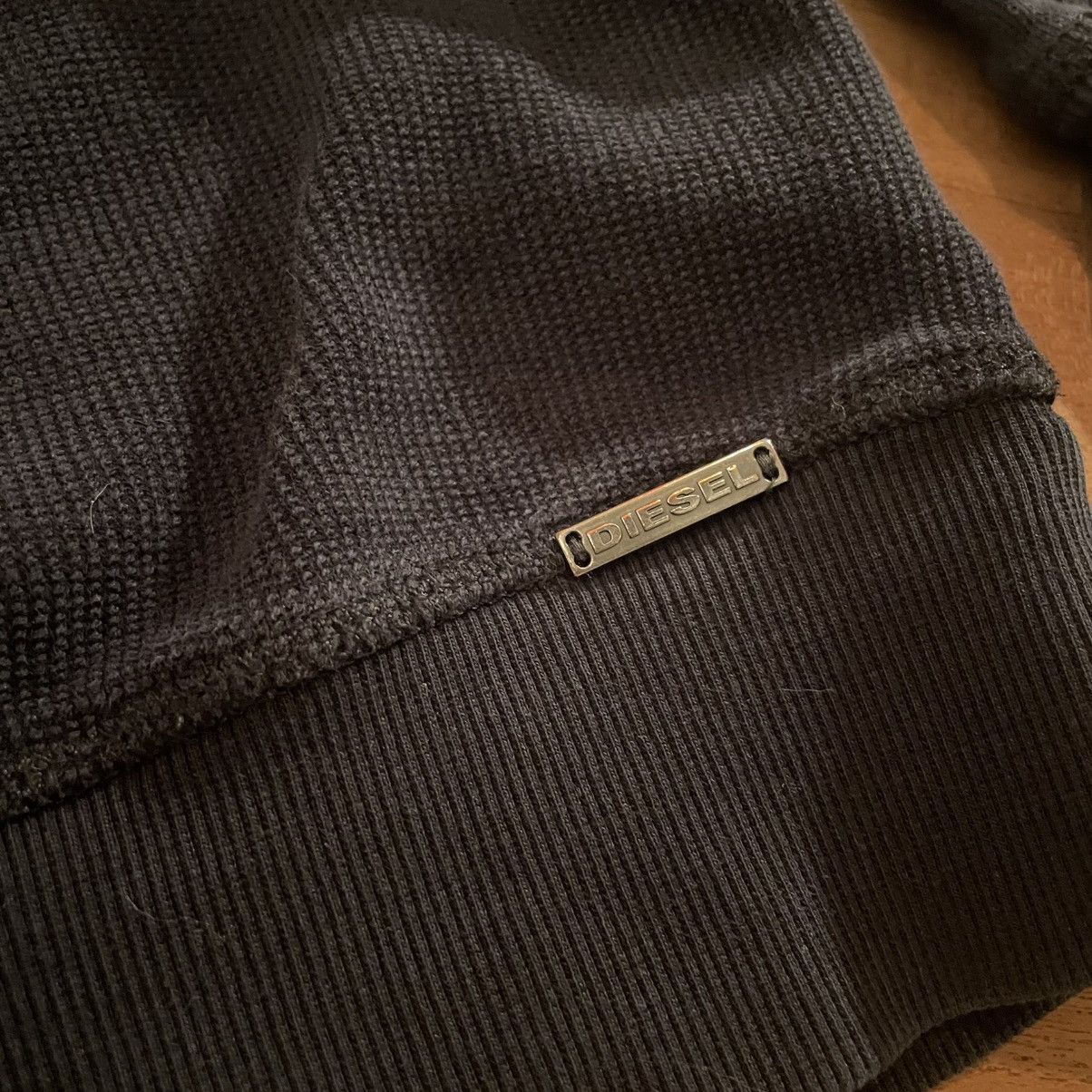 Diesel Quarter-Zip Cotton Hoodie Size US M / EU 48-50 / 2 - 4 Thumbnail