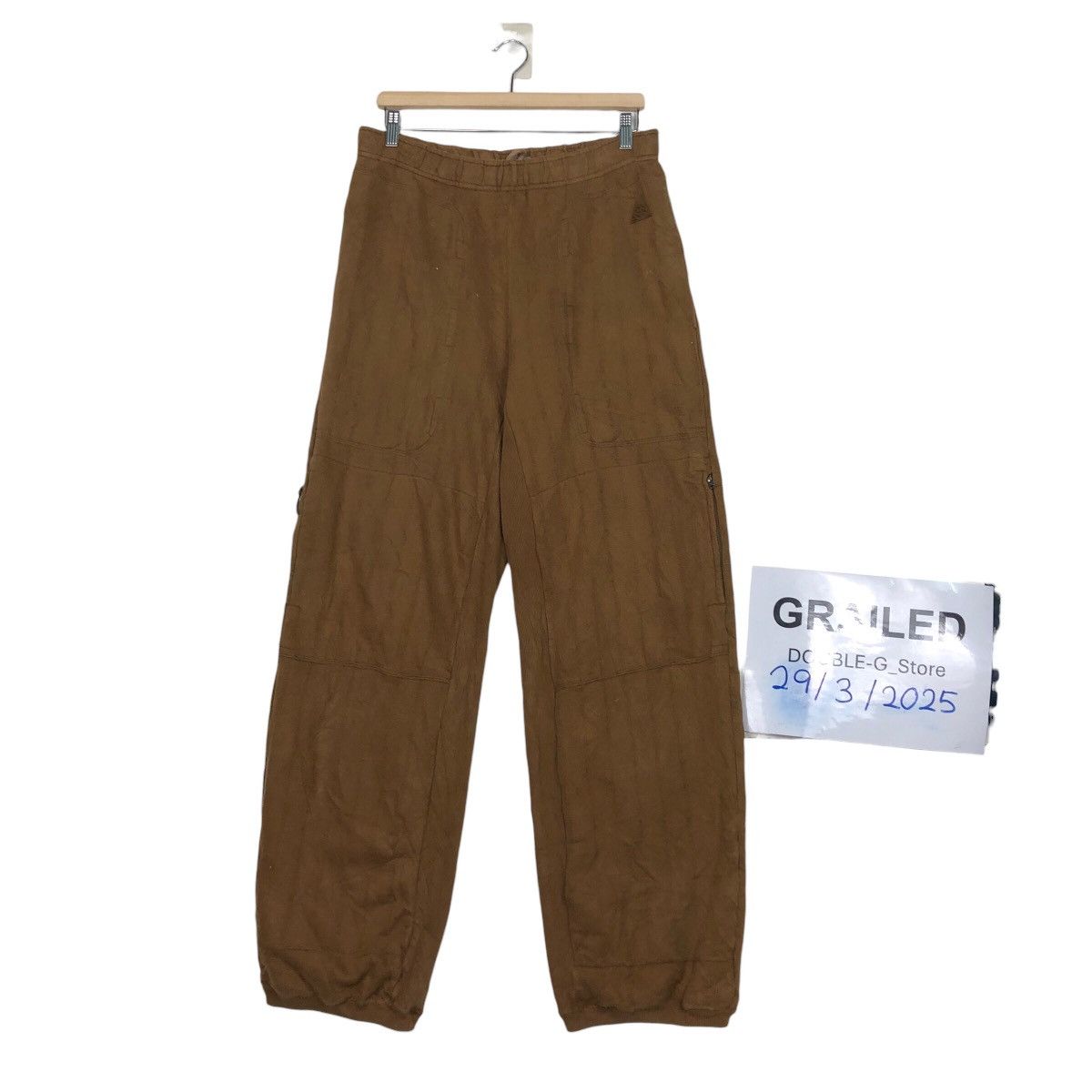 Nike 📌Vintage Nike Jogger Pants Rich Brown Size US 30 / EU 46 - 1 Thumbnail