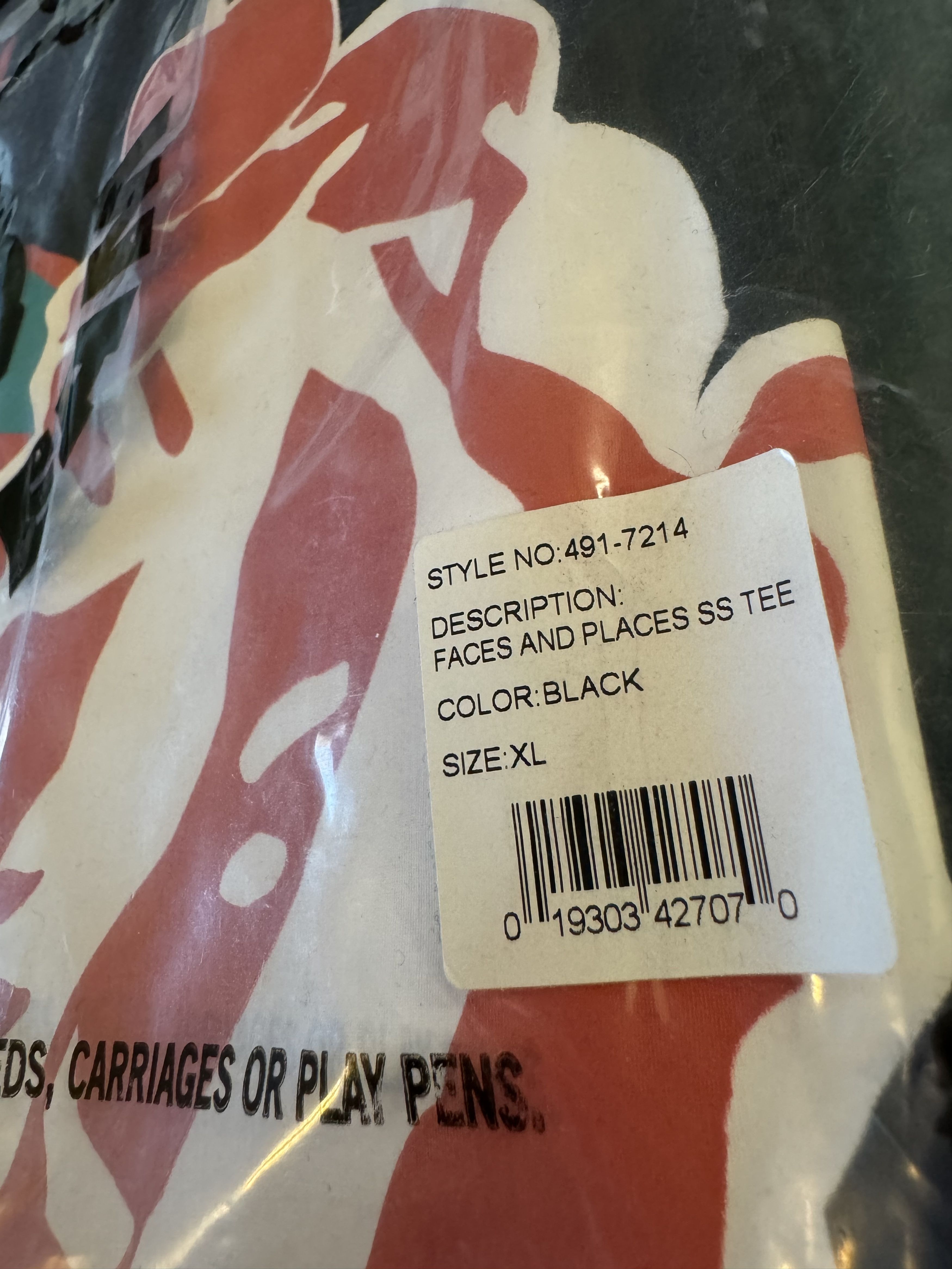 Icecream Ice Cream Faces and Places SS Tee “Black” Size US XL / EU 56 / 4 - 3 Thumbnail
