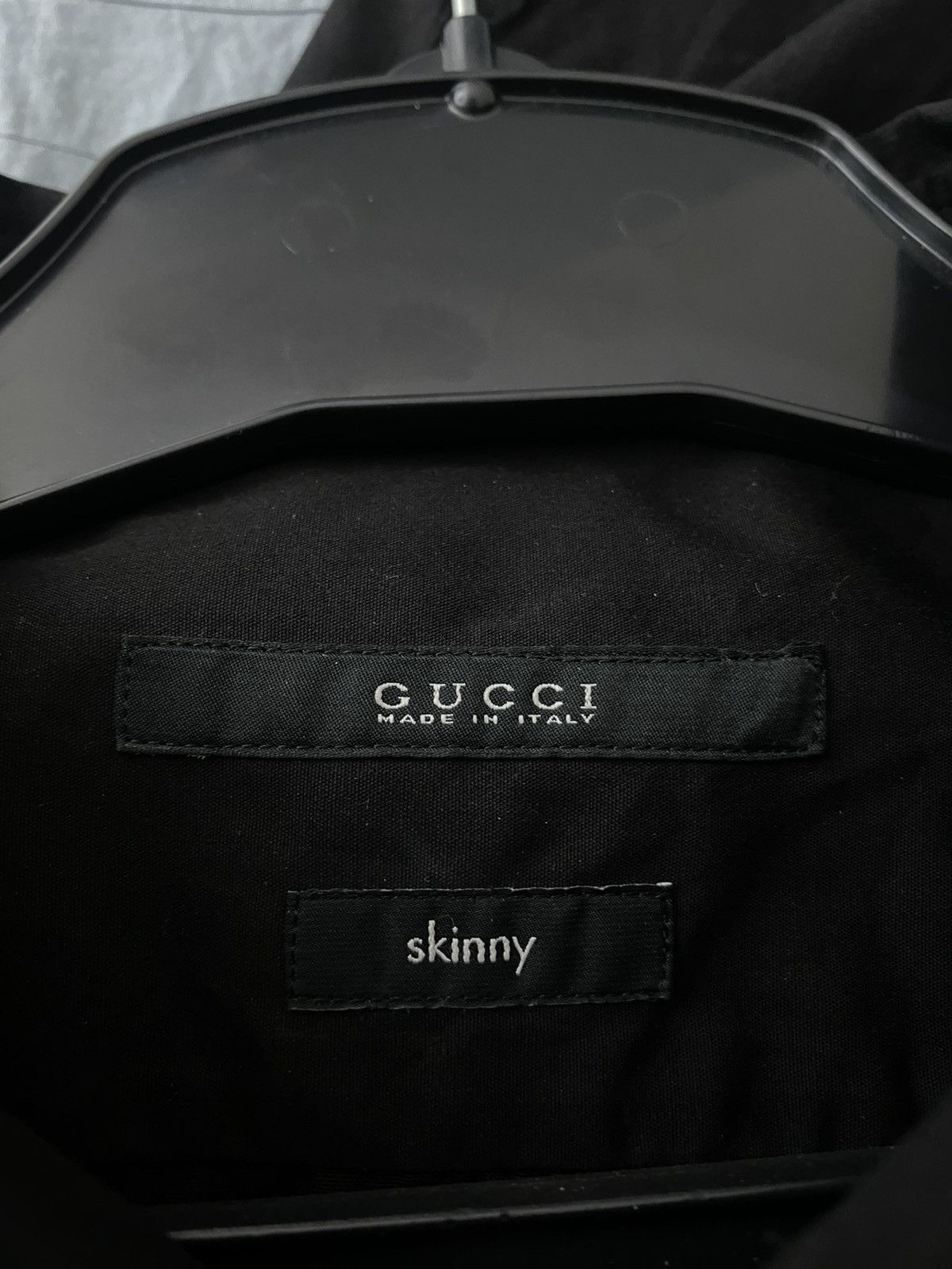 Gucci Gucci Skinny Basic Pocket Shirt Long Sleeved Button up Black Size US XL / EU 56 / 4 - 8 Thumbnail