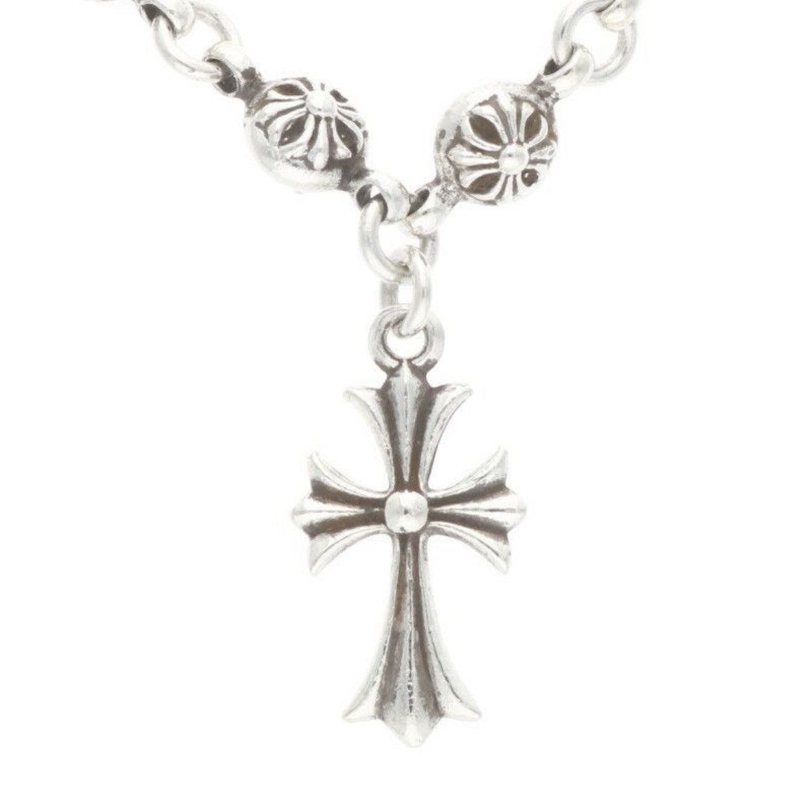 Chrome Hearts Chrome Hearts Cross Ball Silver Bracelet Size ONE SIZE - 2 Thumbnail