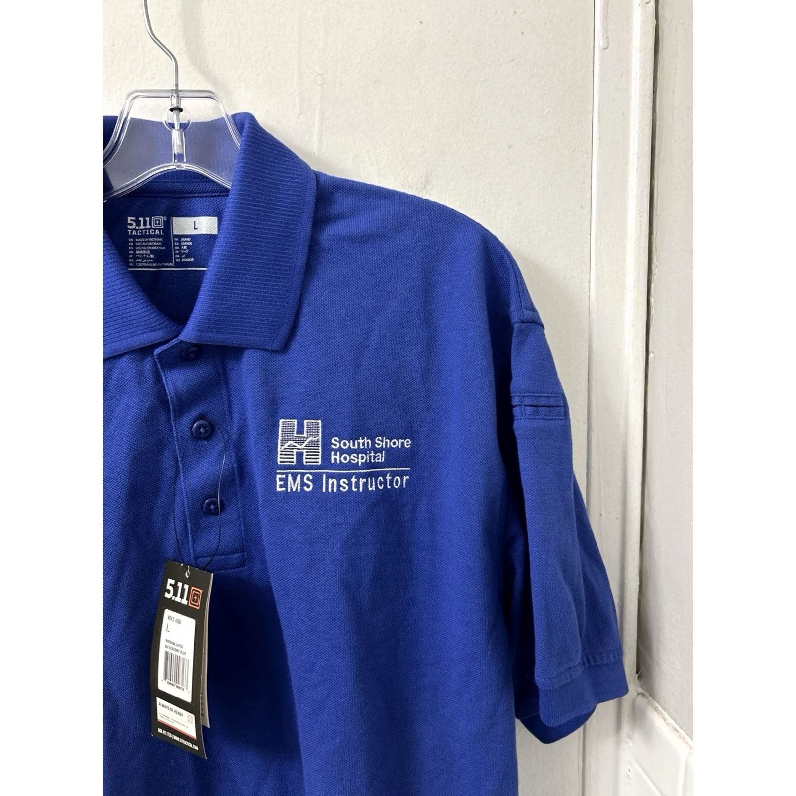 Vintage 5.11 Tactical Shirt Mens L Blue Professional Polo Academy Short Sleeve NWT Size US L / EU 52-54 / 3 - 4 Thumbnail