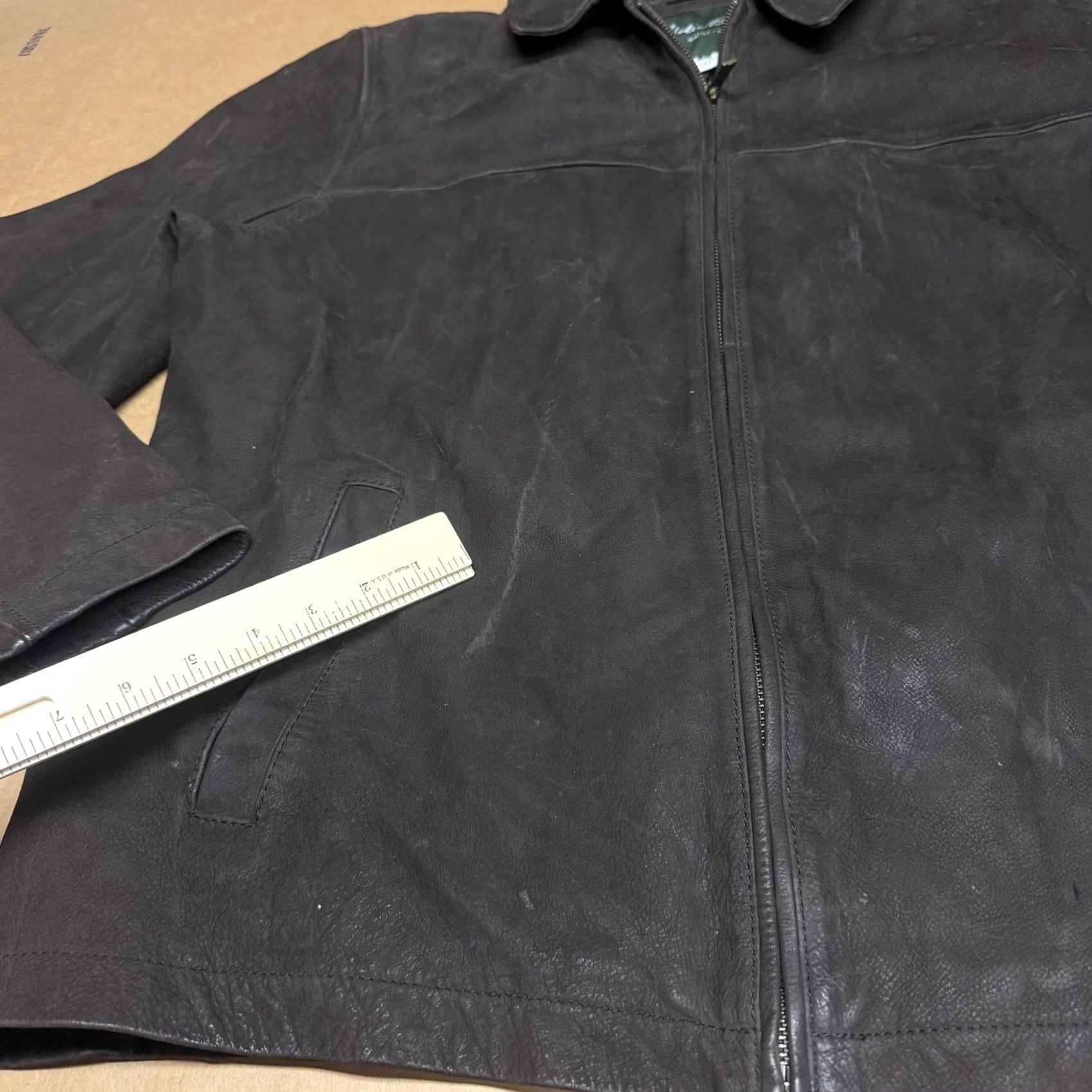 Eddie Bauer Eddie Bauer Jacket Mens L Brown Buffalo Leather Bomber Full Zip Lined Size US L / EU 52-54 / 3 - 3 Thumbnail