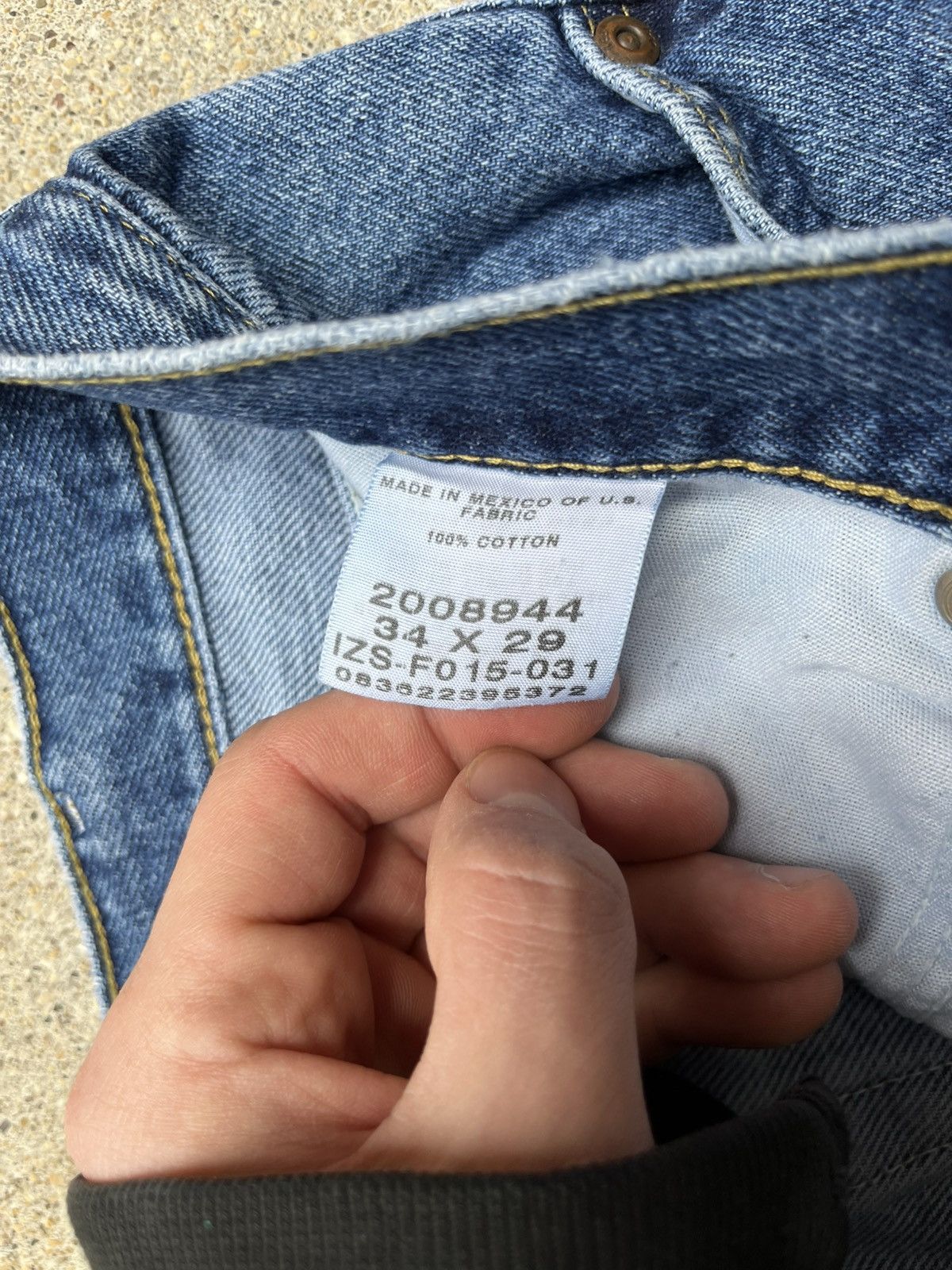 Lee × Vintage Essential Vintage Lee Blue Jeans Size US 29 - 4 Thumbnail
