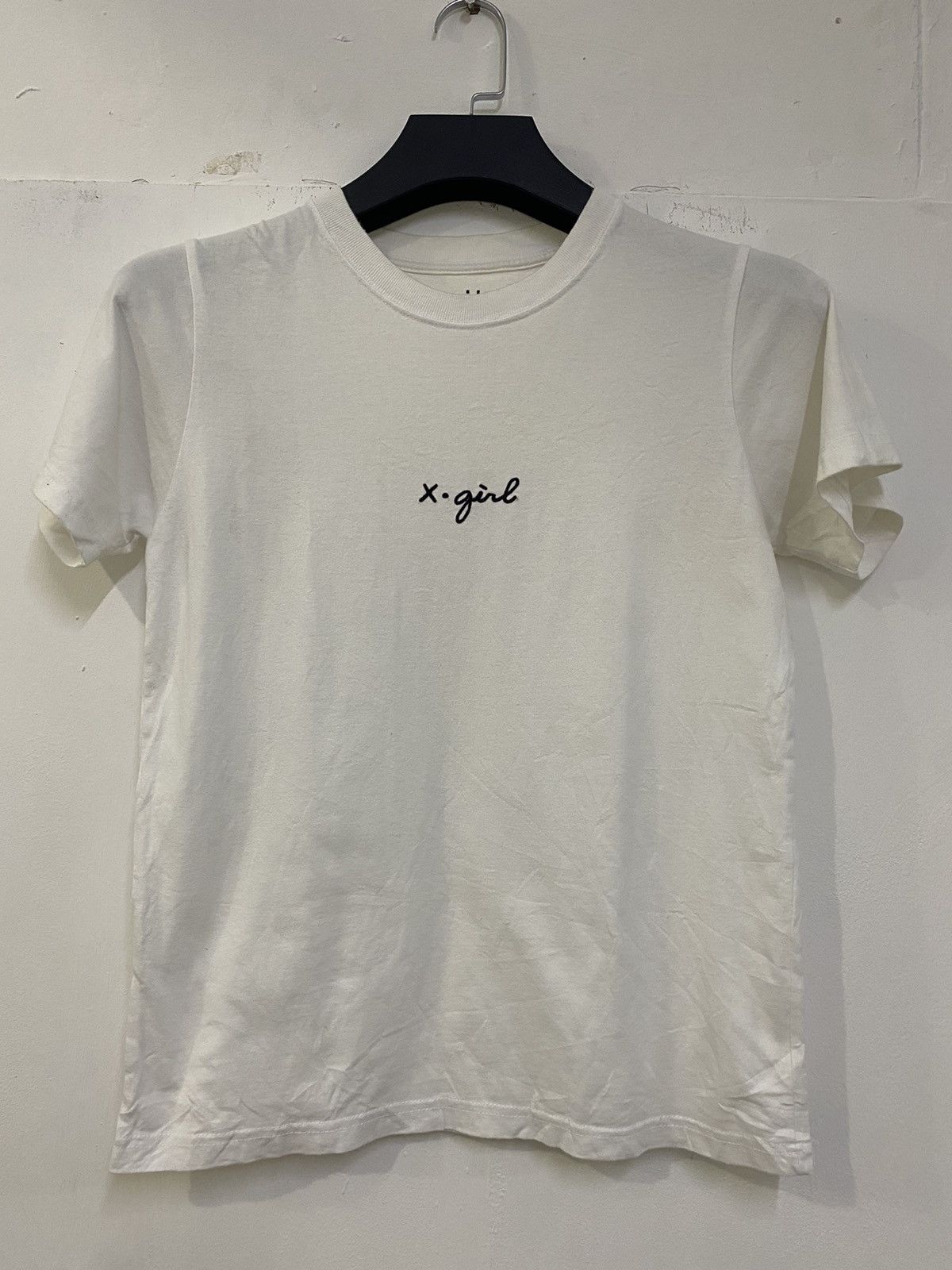 Japanese Brand × X-Girl 💥 X-GIRL EMBROIDED CENTER BASIC LOGO Size S / US 4 / IT 40 - 1 Thumbnail