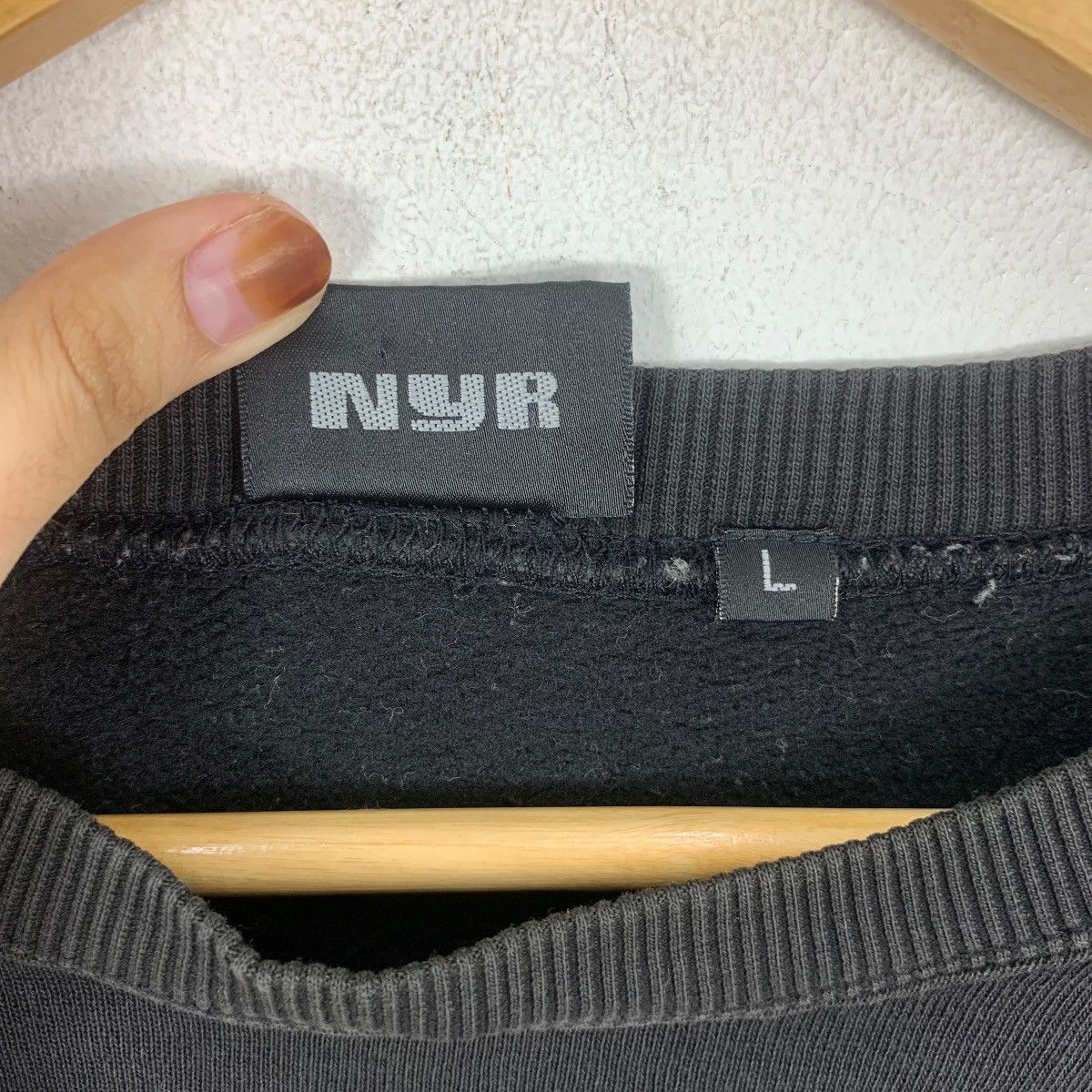 Vintage Vintage NEYRIES JAPAN Minimalist Design Black Baggy Size L / US 10 / IT 46 - 7 Thumbnail
