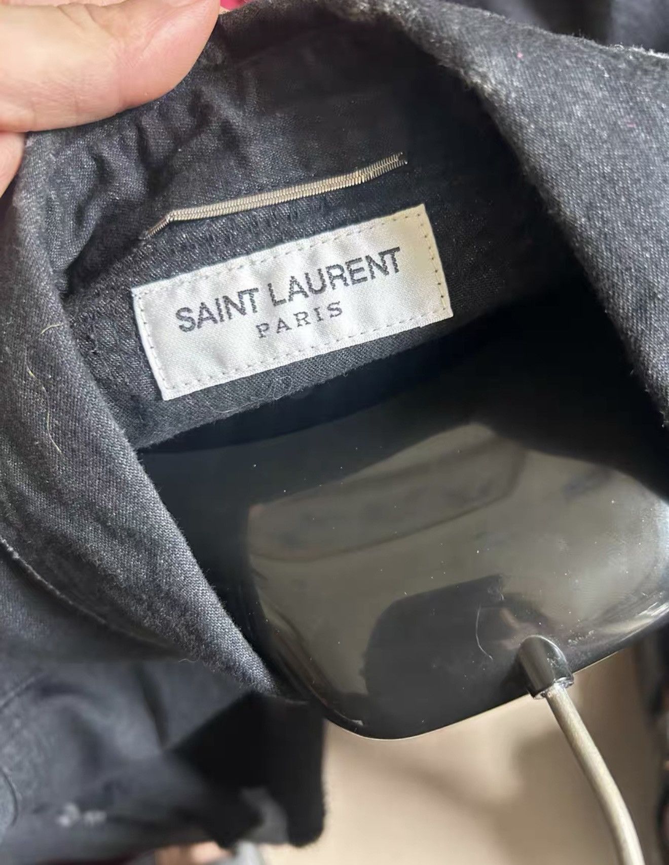 Saint Laurent Paris Saint Laurent Paris SS16 Runway Denim Shirt Sz.M Size US M / EU 48-50 / 2 - 5 Thumbnail