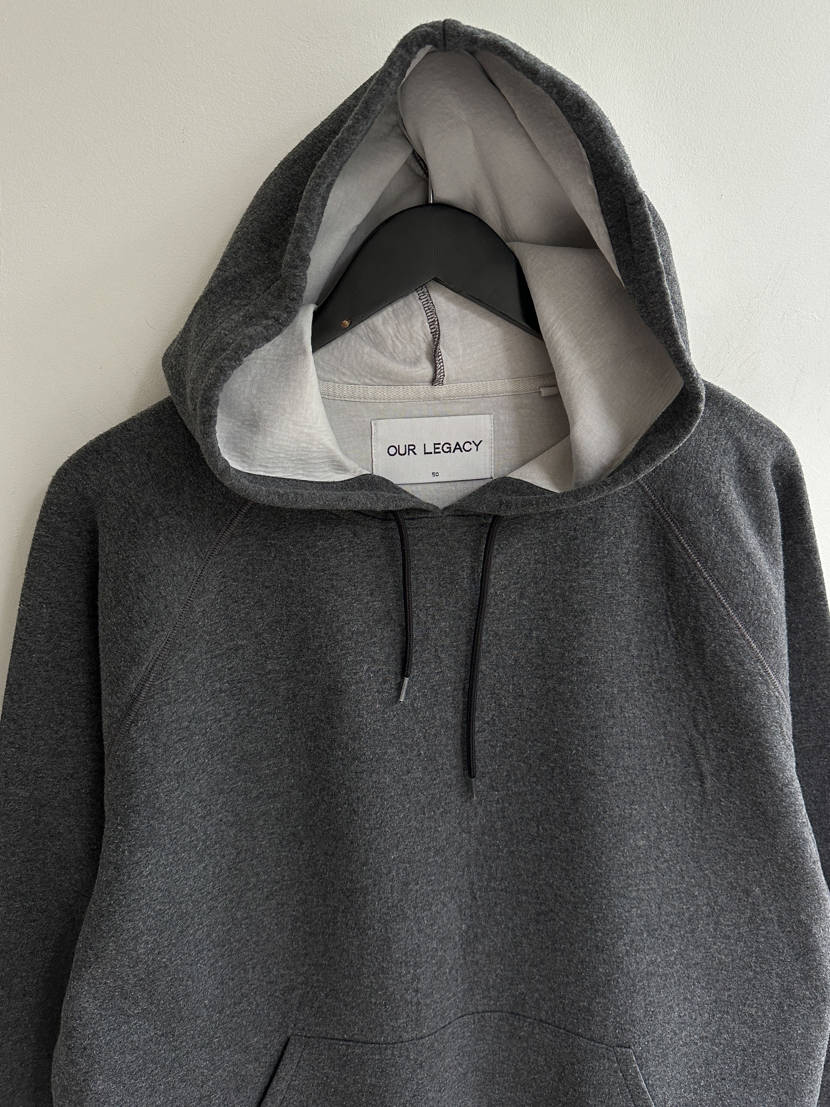 Our Legacy Our Legacy Dark Gray Scuba Hoodie Size US M / EU 48-50 / 2 - 3 Thumbnail