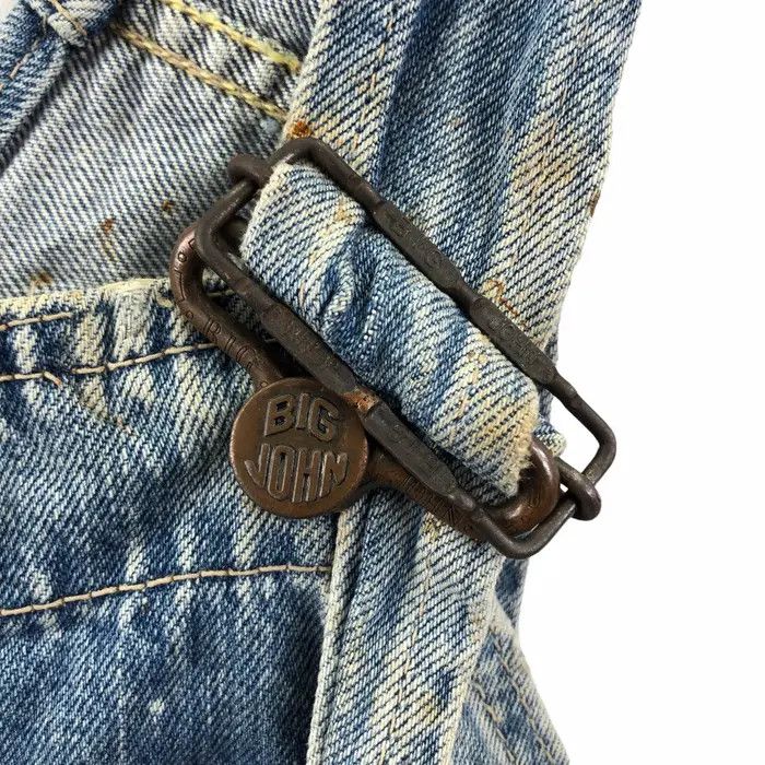Big John Vtg BIG JOHN DENIM Jeans Trucker Coverall Overall Workwear Size US M / EU 48-50 / 2 - 4 Thumbnail