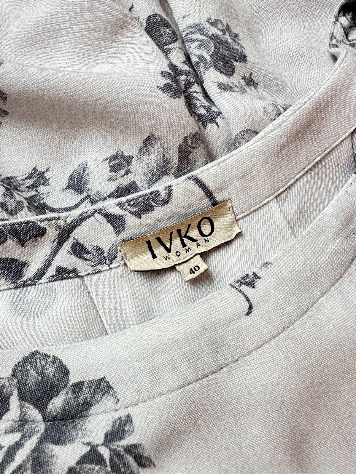 Other IVKO Floral Pattern Long Sleeve Tunic Blouse Size S / US 4 / IT 40 - 12 Thumbnail