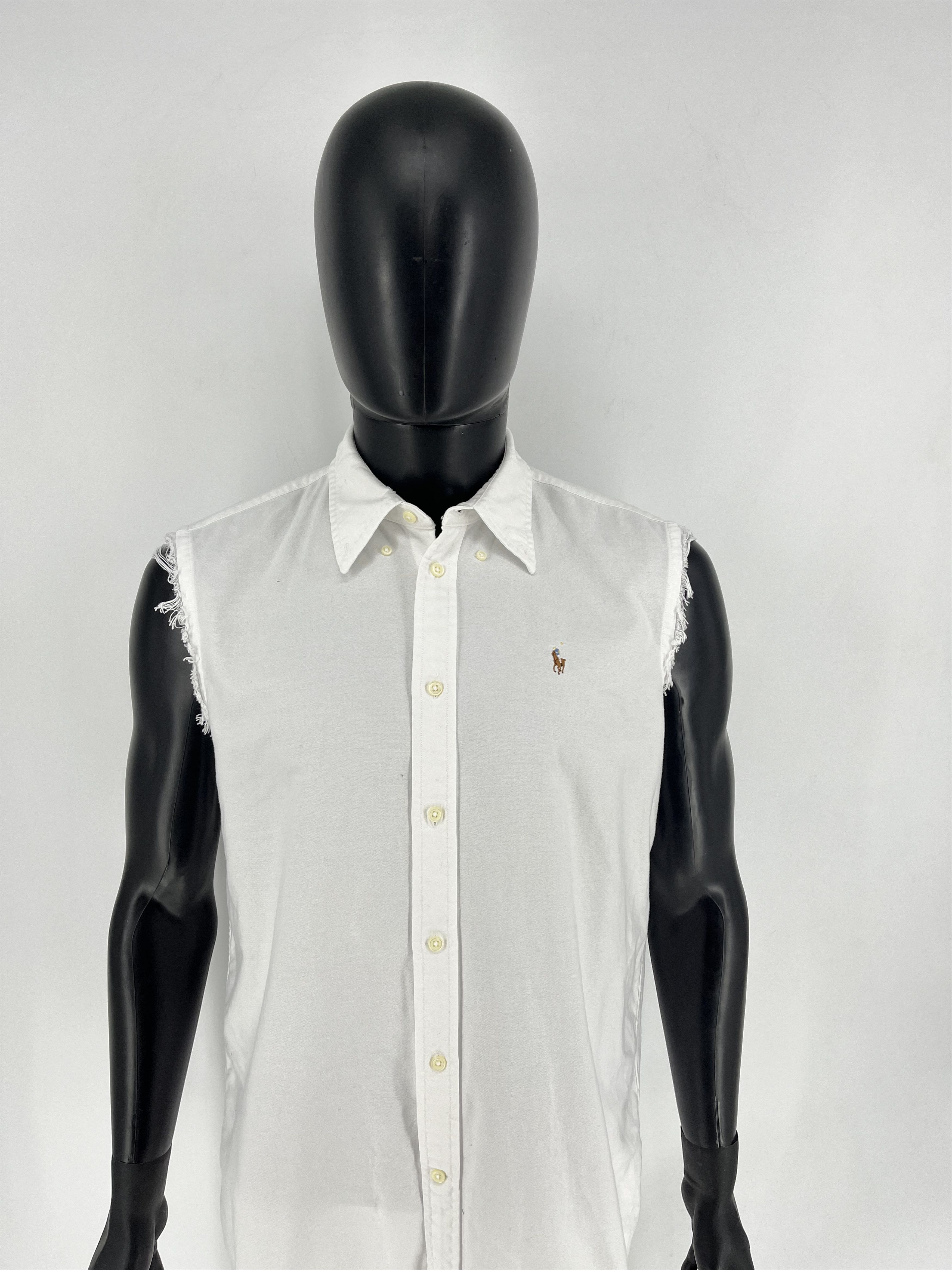 Polo Ralph Lauren Vintage White Shirt Polo Ralph Lauren Size M Rare Size US M / EU 48-50 / 2 - 5 Thumbnail