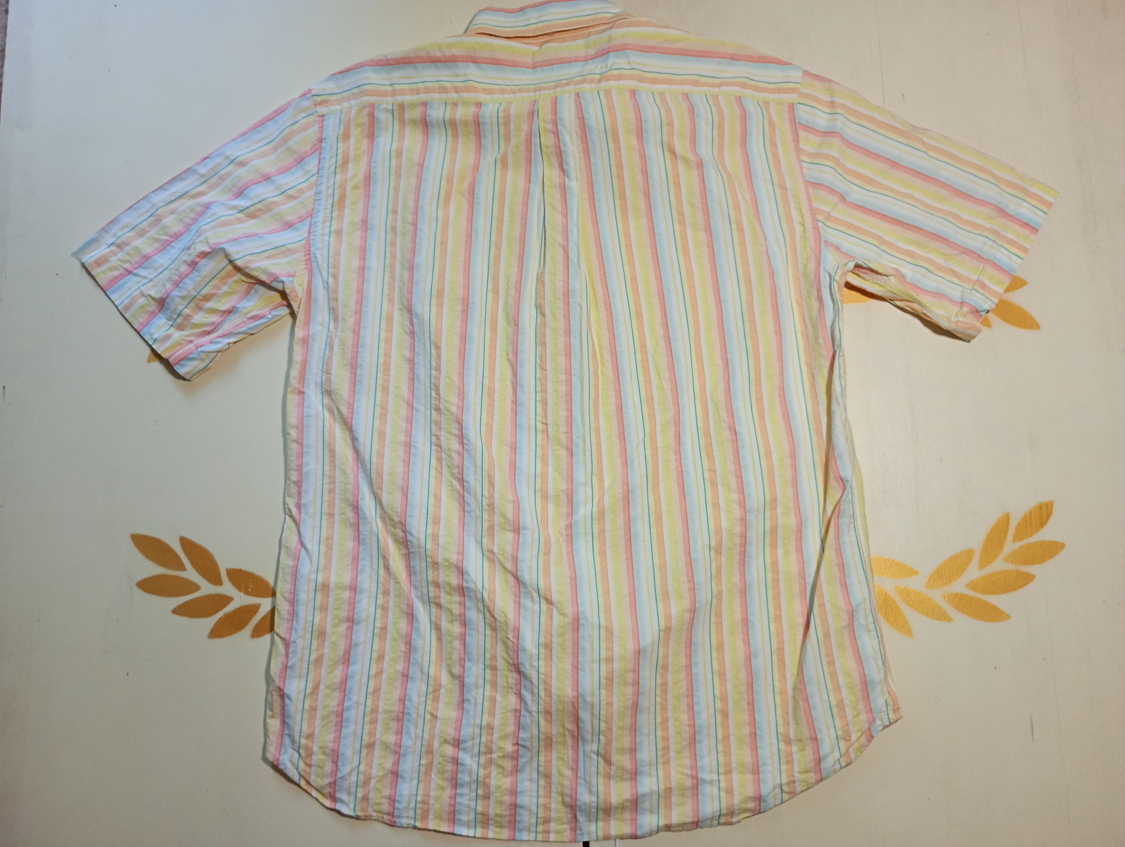 Canali Canali Striped Short Sleeve Shirt Size US XL / EU 56 / 4 - 9 Thumbnail