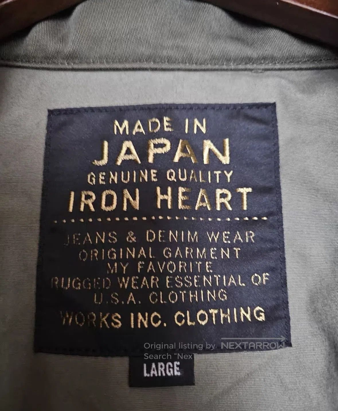 Iron Heart Iron Heart jacket IHM. Size US L / EU 52-54 / 3 - 4 Thumbnail