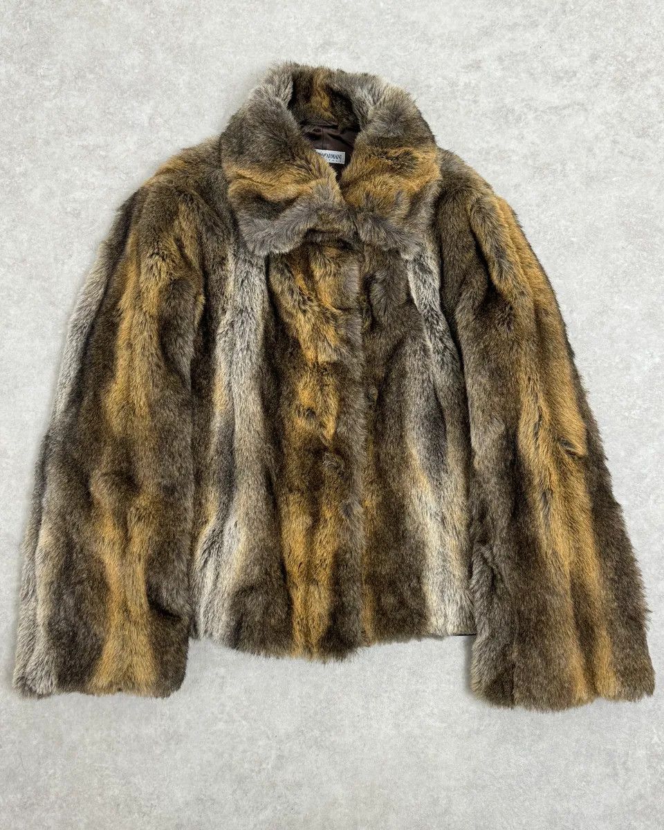 Emporio Armani AW2002 Emporio Armani Faux Fur Cozy Jacket Size S / US 4 / IT 40 - 1 Thumbnail