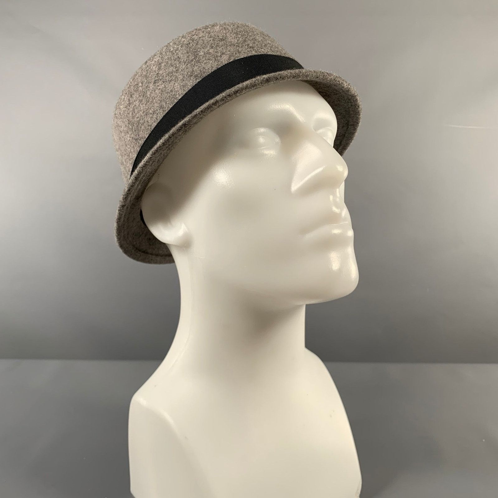 Other MAKINS Size L Grey Black Heather Felt Hats Size ONE SIZE - 1 Thumbnail