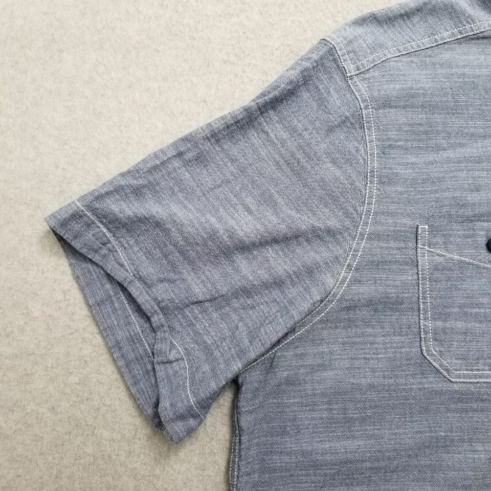 Other Woolrich Shirt Mens XXL Blue Button Up Short Sleeve Casual Size US XXL / EU 58 / 5 - 11 Thumbnail
