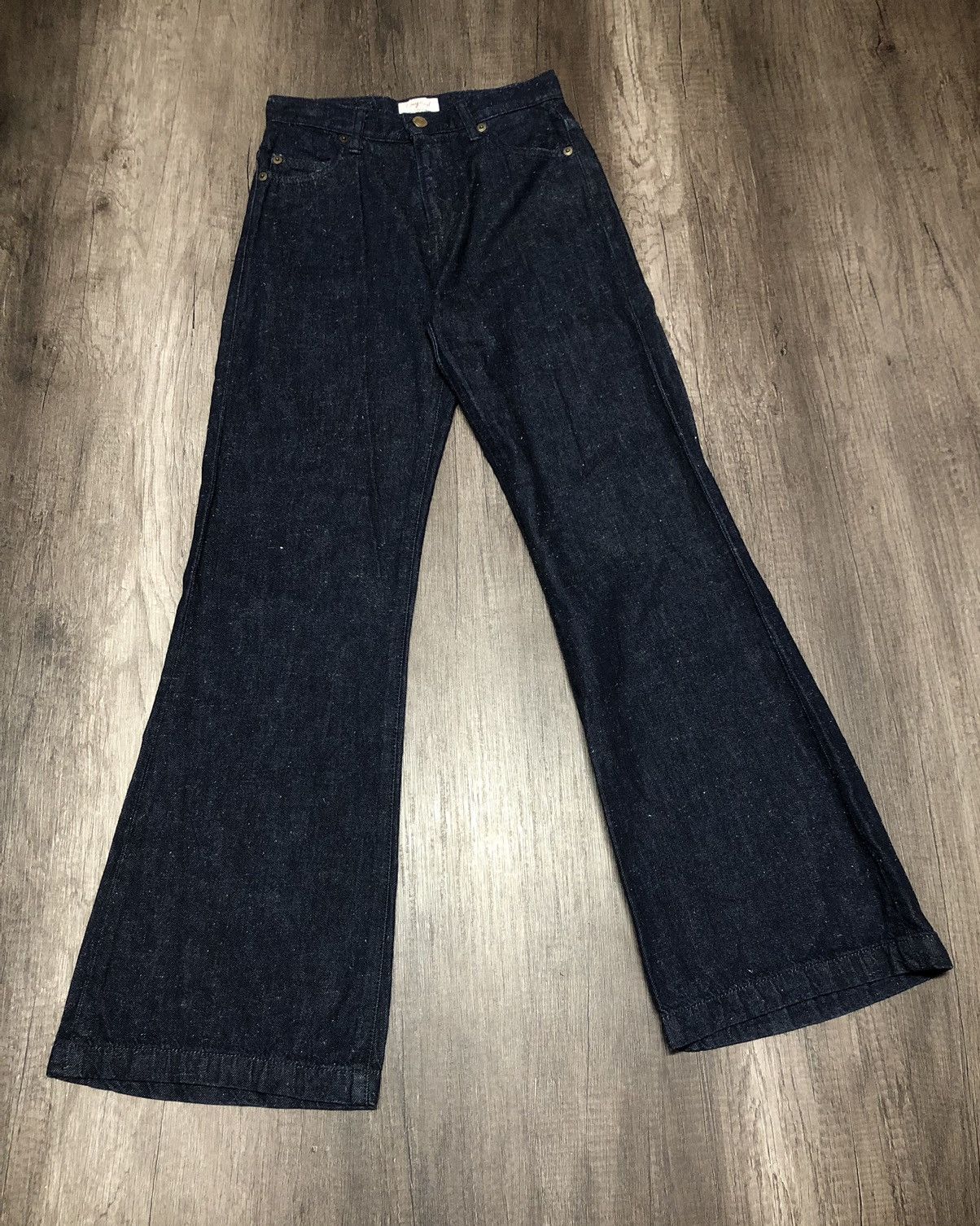 Designer × Japanese Brand × Vintage Vintage Denim Ungrid Flared Boot Cut Leg Jeans Size 27" / US 4 / IT 40 - 1 Thumbnail