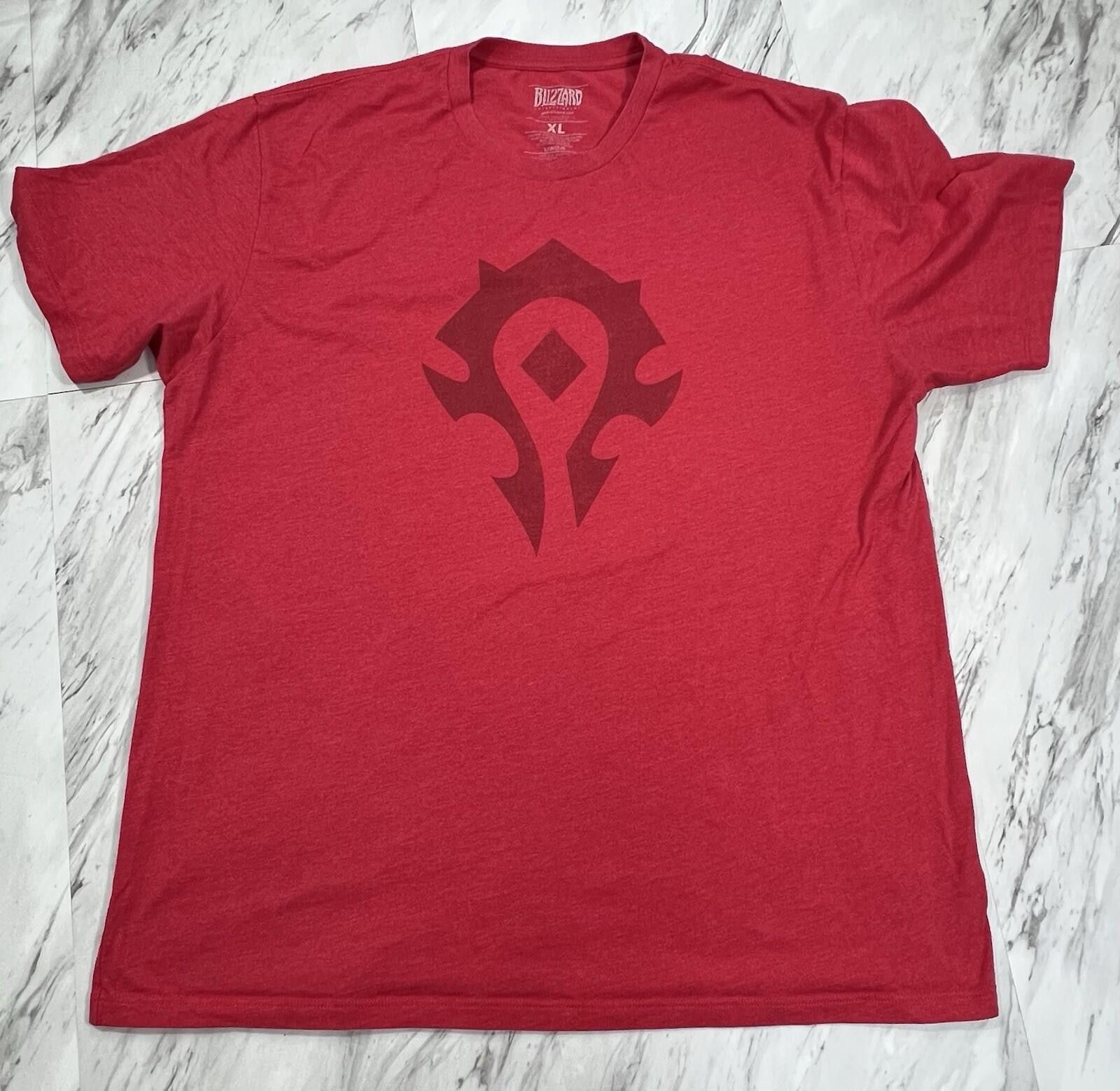Other World of Warcraft Horde Logo Red Blizzard Gaming Tee XL #13 Size US XL / EU 56 / 4 - 1 Thumbnail