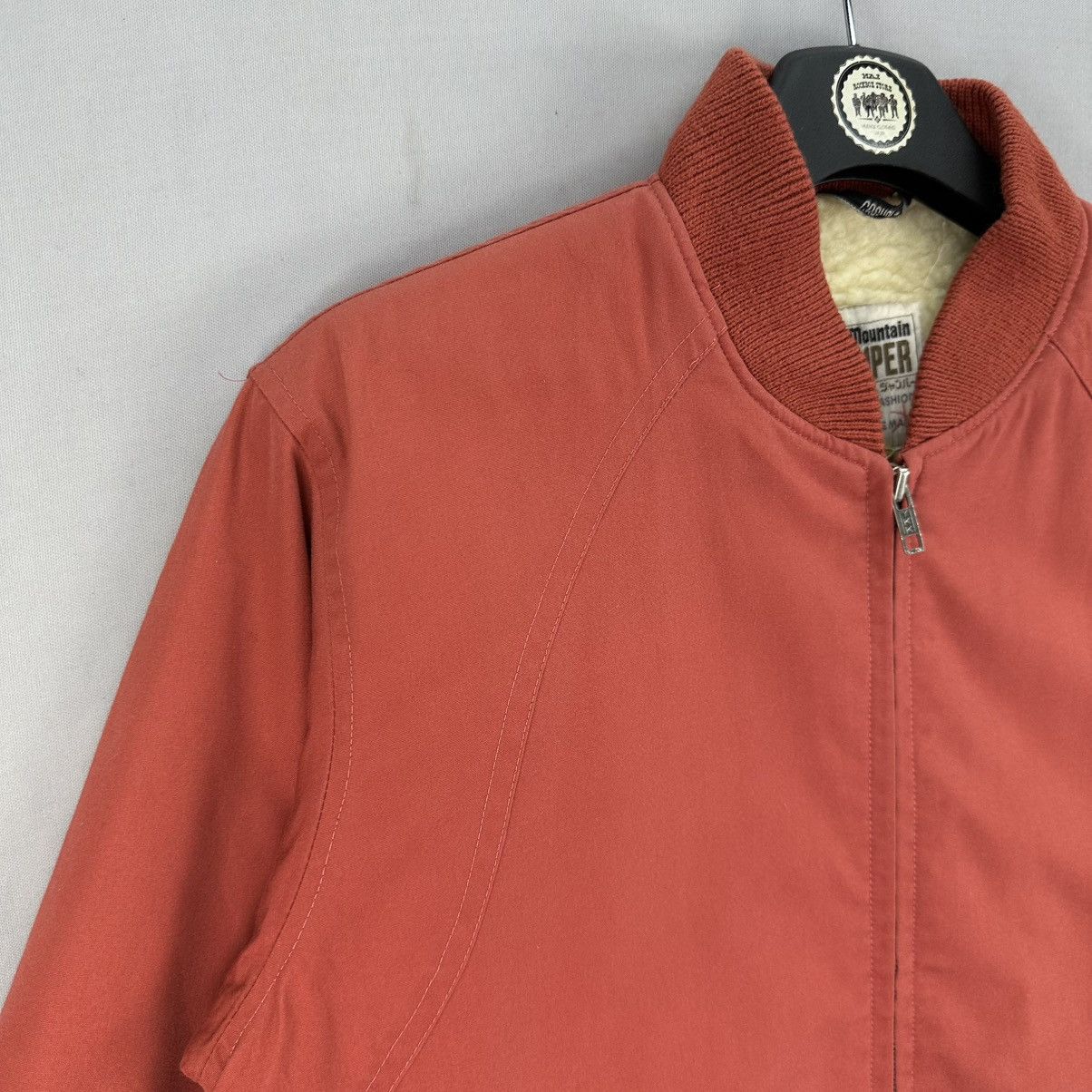 Japanese Brand Vintage 80's Bomber Jacket Sherpa Lining by Blue Mountain Size US S / EU 44-46 / 1 - 2 Thumbnail