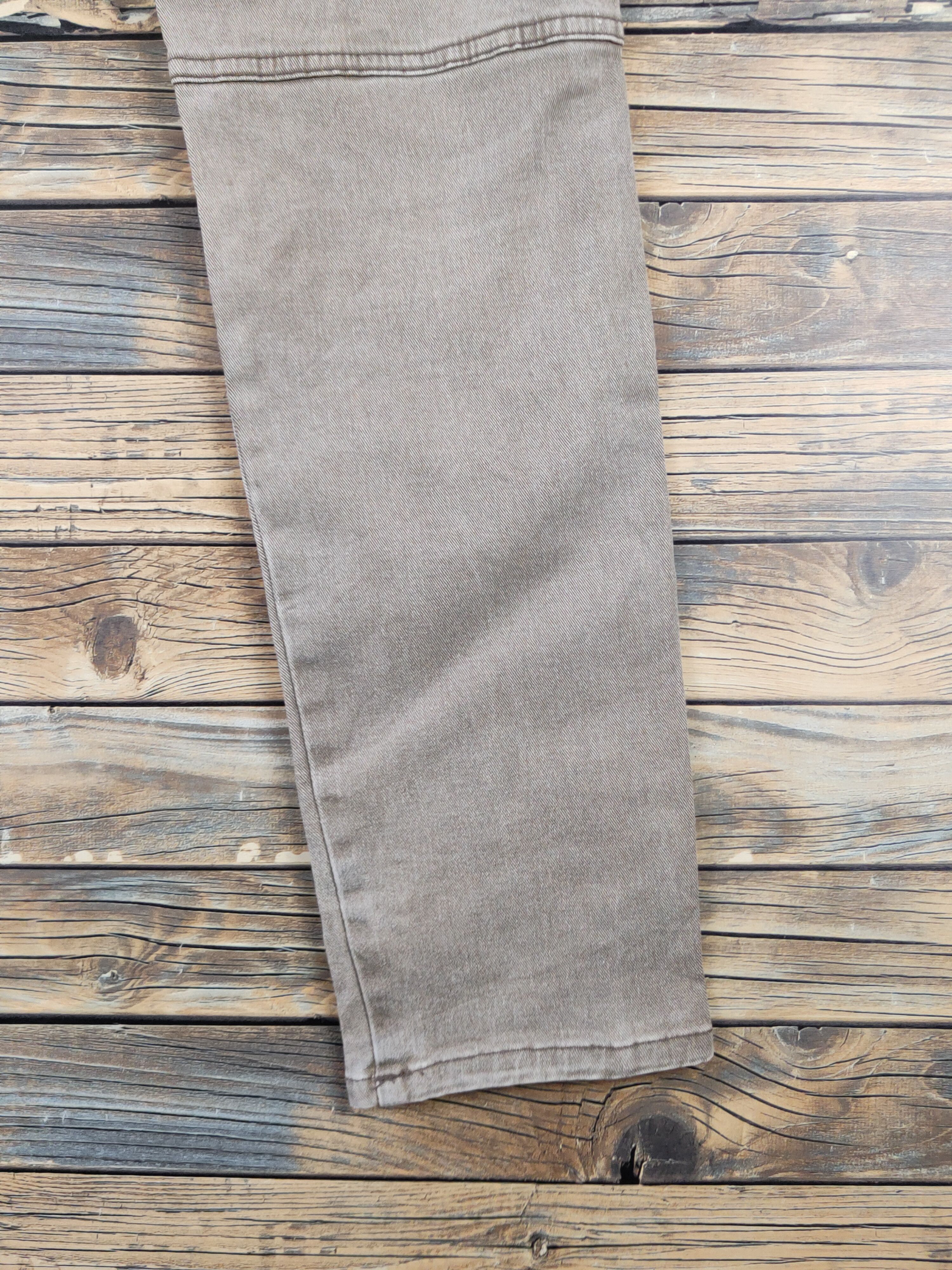 Japanese Brand DL Twist Olive Faded Multipocket Tactical Cargo Pants #278 Size 30" / US 8 / IT 44 - 12 Thumbnail