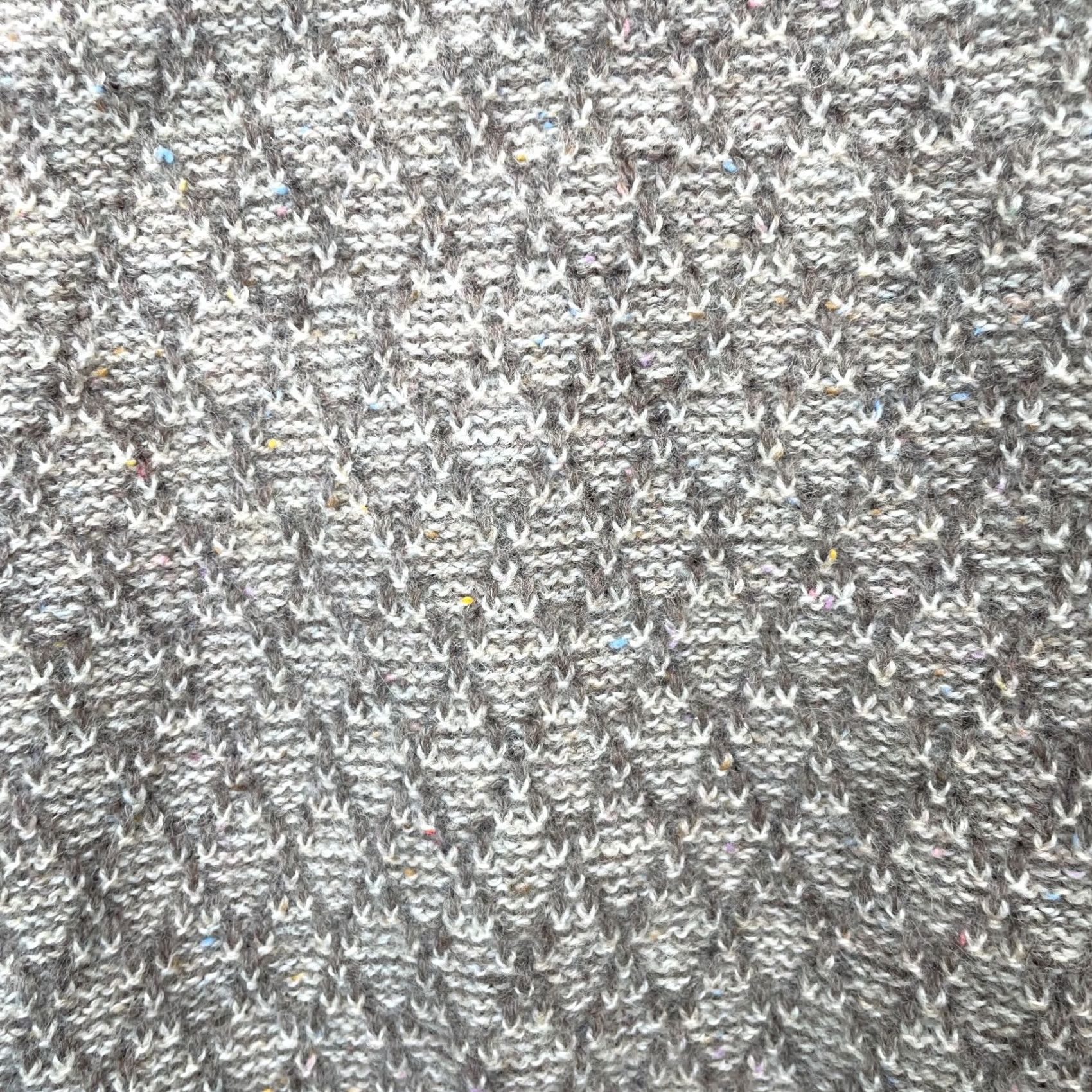 Vintage VINTAGE Robert Bruce Sweater Mens Large Beige Wool Geometric Grandpa Speckle 80s Size US L / EU 52-54 / 3 - 4 Thumbnail