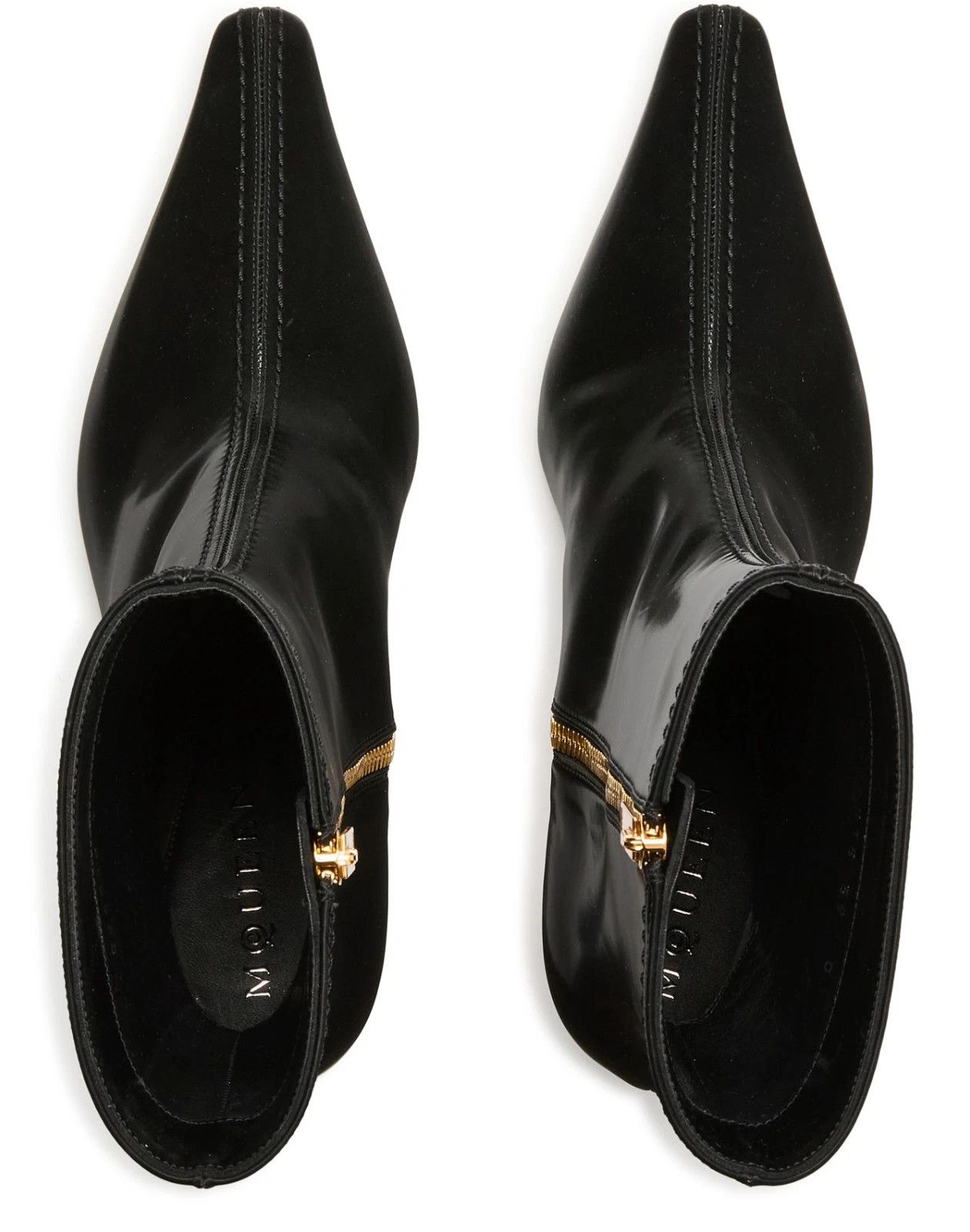 Alexander McQueen ALEXANDER MCQUEEN Black Leather Ankle Boots New Size US 8 / IT 38 - 4 Thumbnail