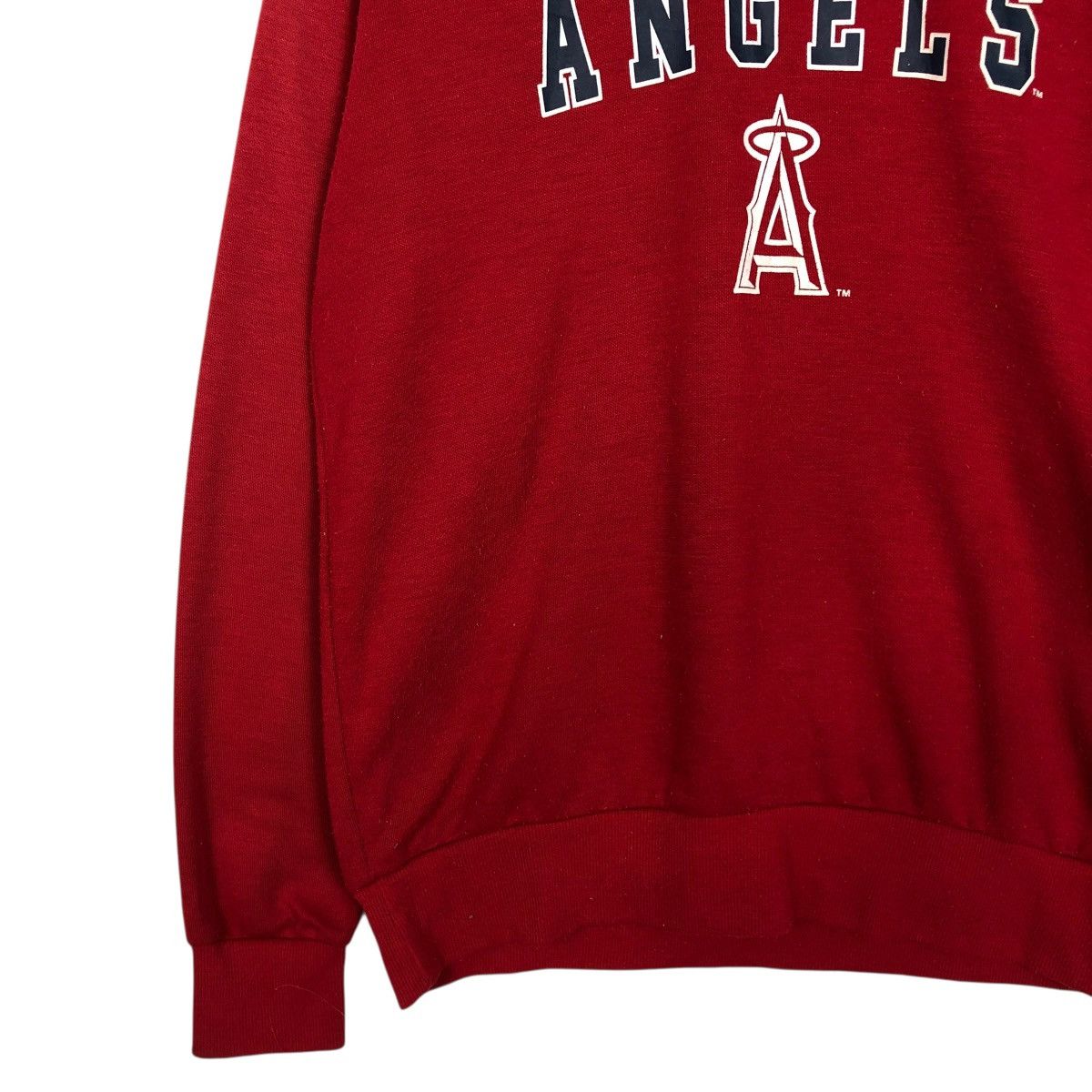 MLB 🔥VINTAGE SWEATSHIRT MAJOR LEAGUE BASEBALL ANGELS BIG LOGO Size US L / EU 52-54 / 3 - 6 Thumbnail