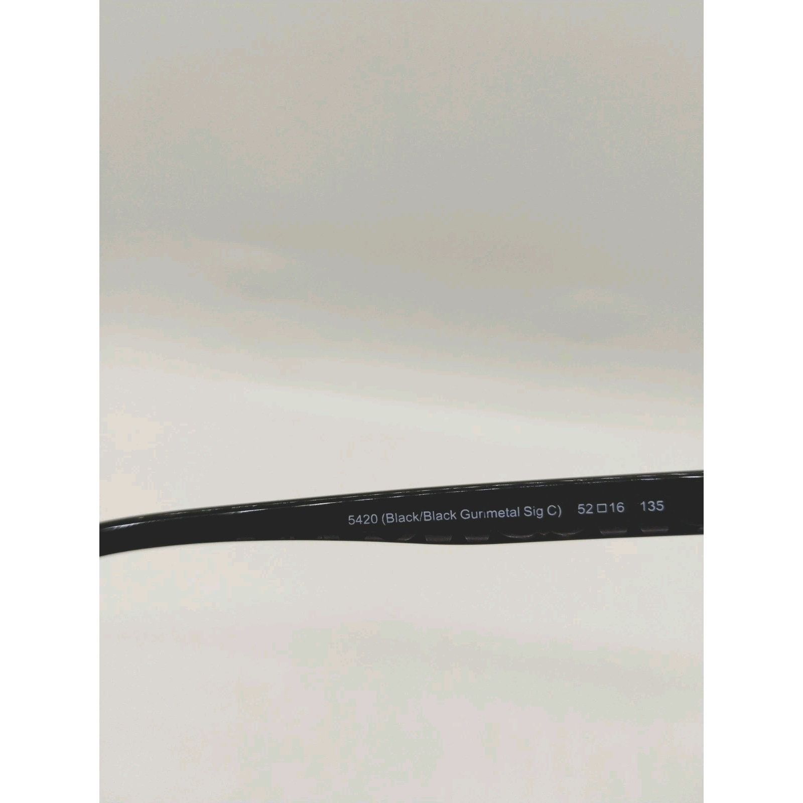 Coach Coach HC6095 5420 Black/Blk Gunmetal Signature C Eyeglasses Size ONE SIZE - 8 Thumbnail