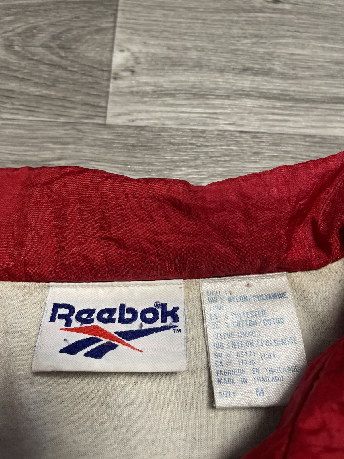 Reebok Vintage Reebok Nylon Track Jacket Oversized Fit 90s Size US M / EU 48-50 / 2 - 9 Thumbnail