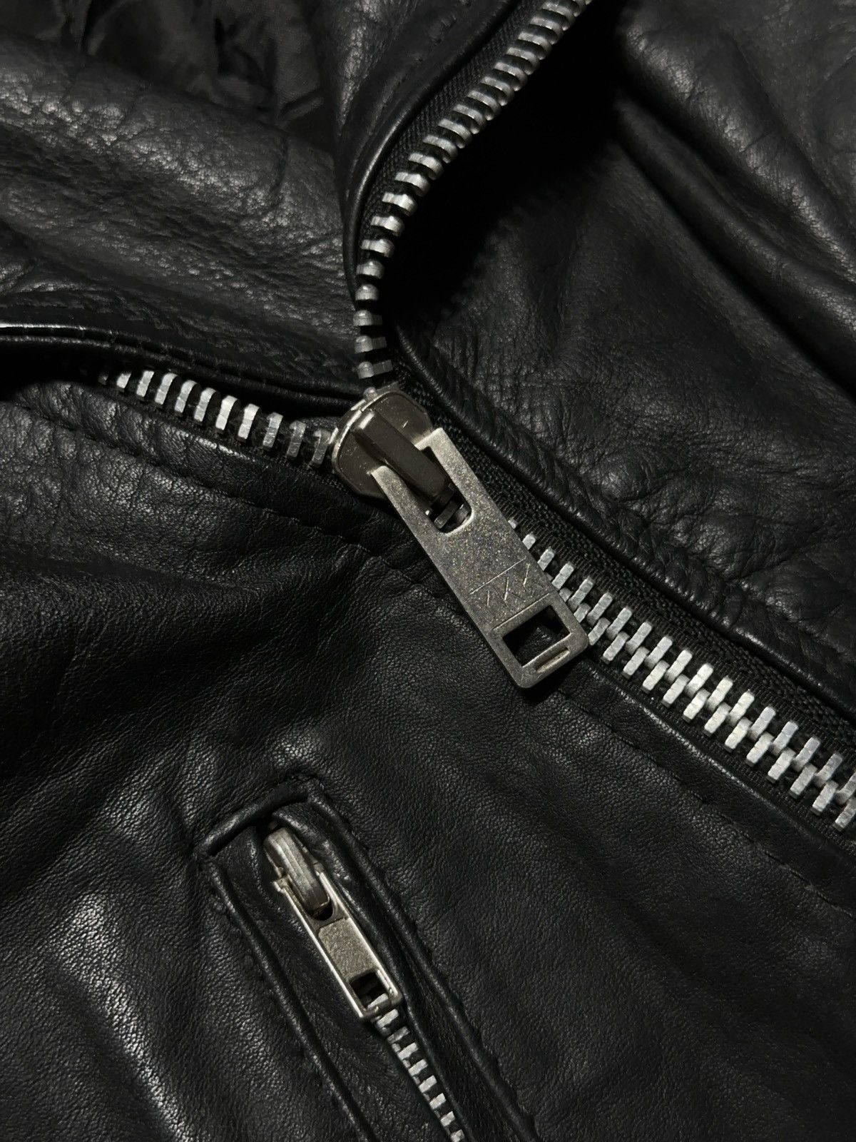 Vintage Western Cropped Leather Jacket Size S / US 4 / IT 40 - 9 Thumbnail