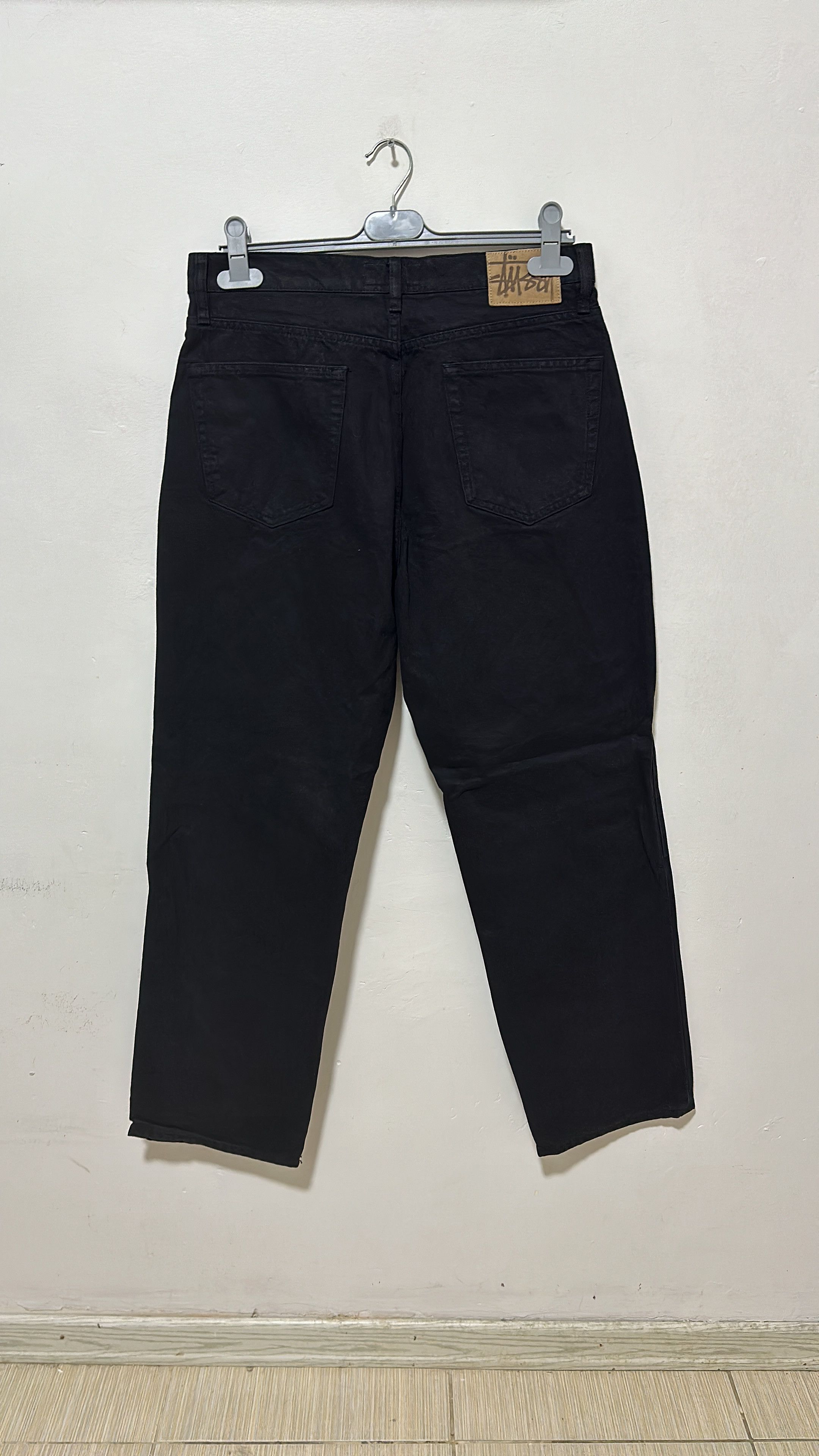 Stussy Stussy Swirl Logo Classic Jean Black Size 34 Size US 34 / EU 50 - 2 Thumbnail