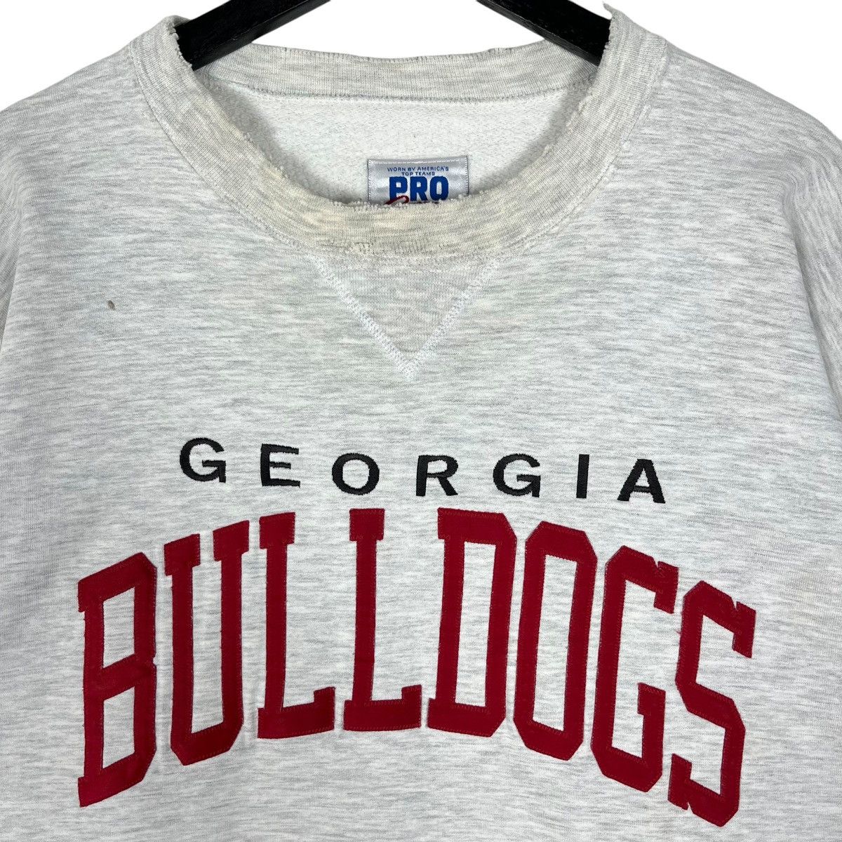 NCAA × Vintage Vintage 90’s The Georgia Bulldogs Football Sweatshirt Size US L / EU 52-54 / 3 - 3 Thumbnail