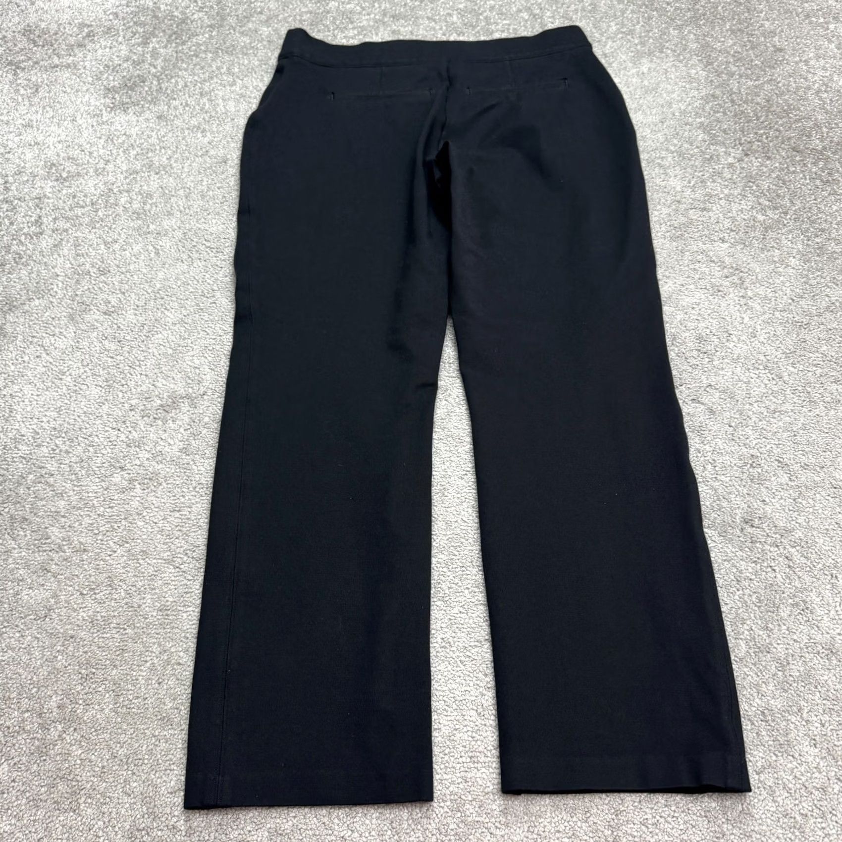 Spanx Spanx Slim Straight Pants Womens XL Black Pull On Ponte Casual Slim Fit Trousers Size 40" / US 18 - 2 Thumbnail