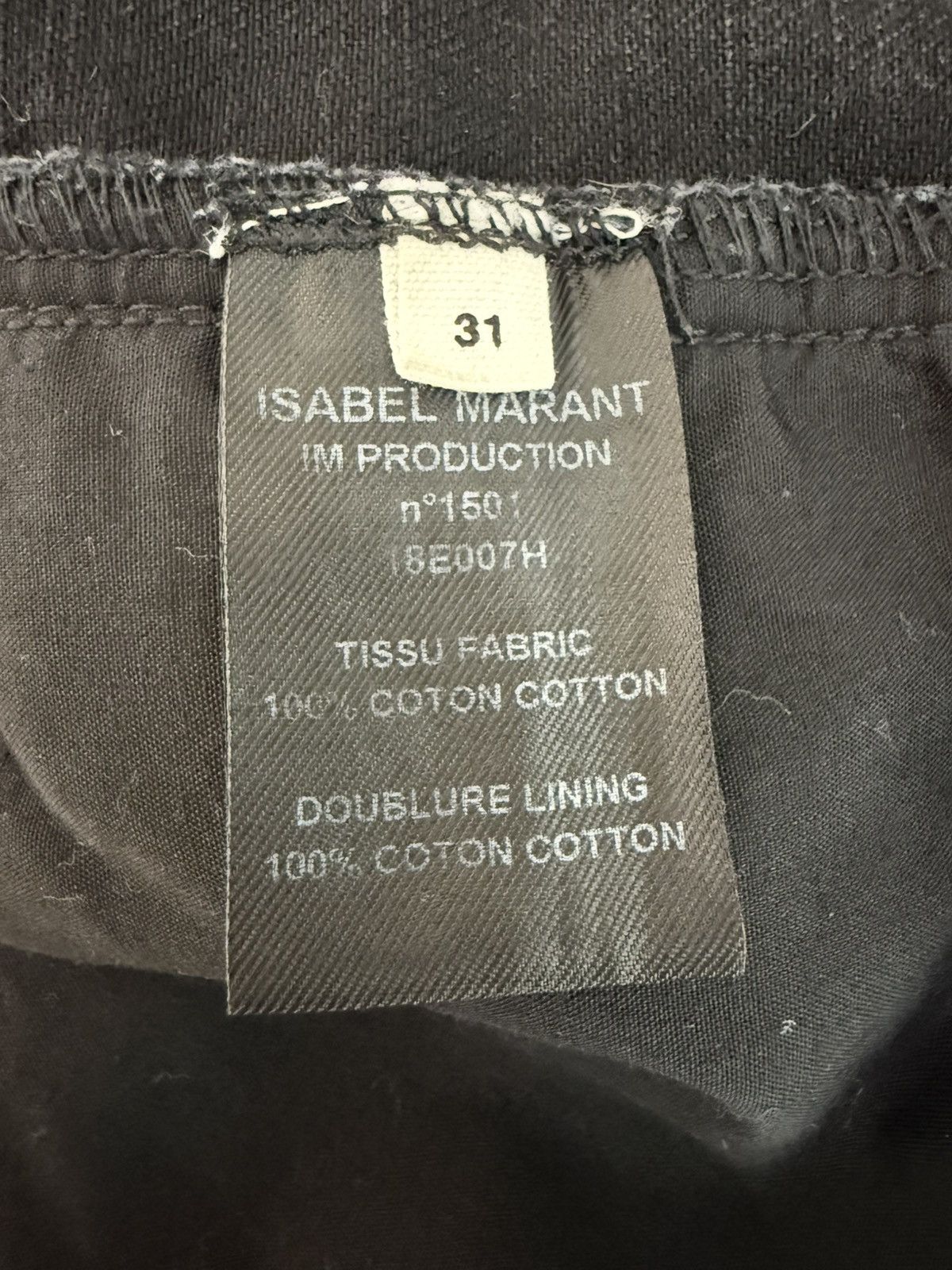 Isabel Marant Isabel Marant Washed Black Denim — Tapered Leg — 31 Size US 31 - 5 Thumbnail