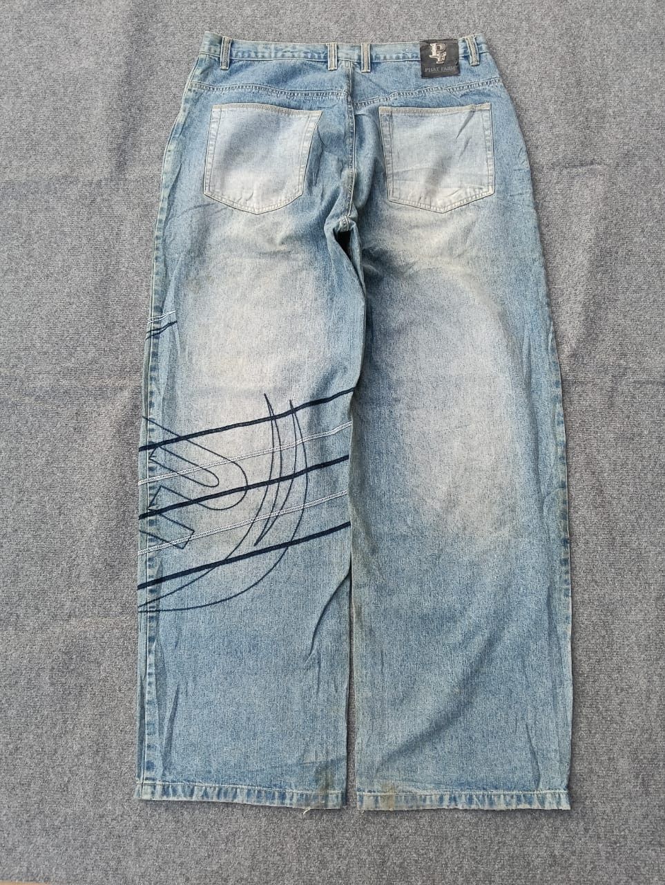 Phat Farm Vintage y2k Phat Farm Blue Wash Baggy Denim Jeans Size 38 Size US 37 - 2 Thumbnail