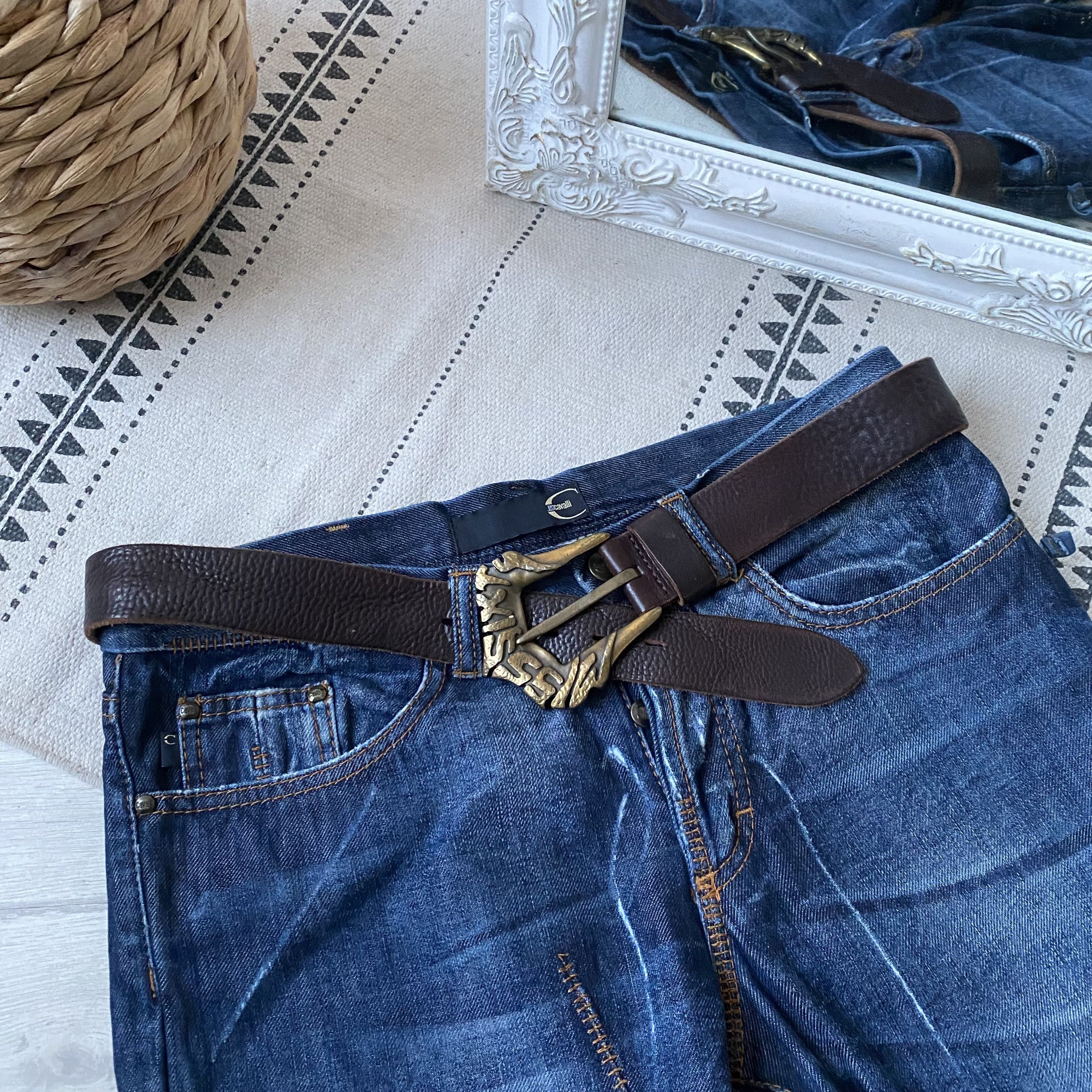 Hysteric Glamour Vintage Y2K Miss Sixty Lether Belts American Westen vibe Size 32 - 2 Thumbnail